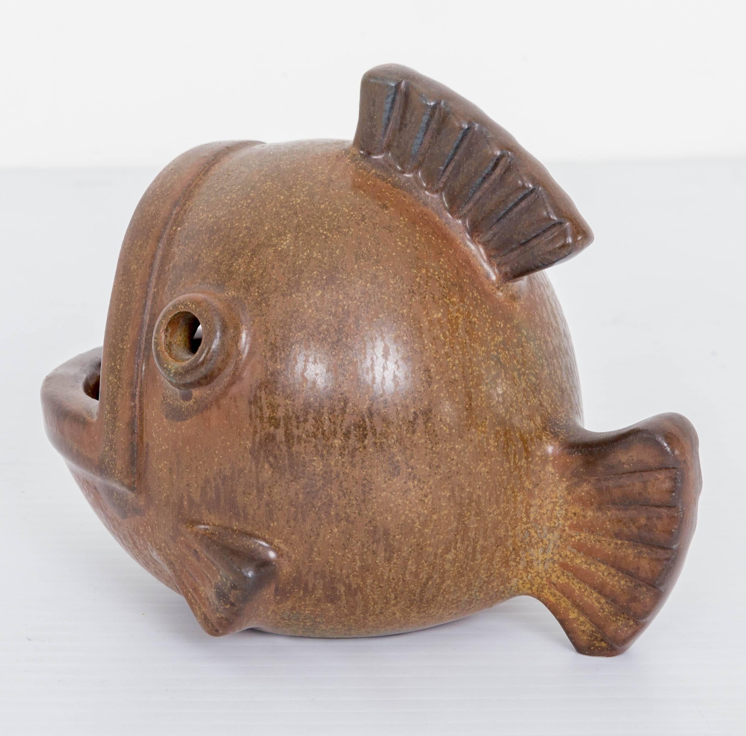 Swedish Fish Figurine by Gunnar Nylund for Rorsstand