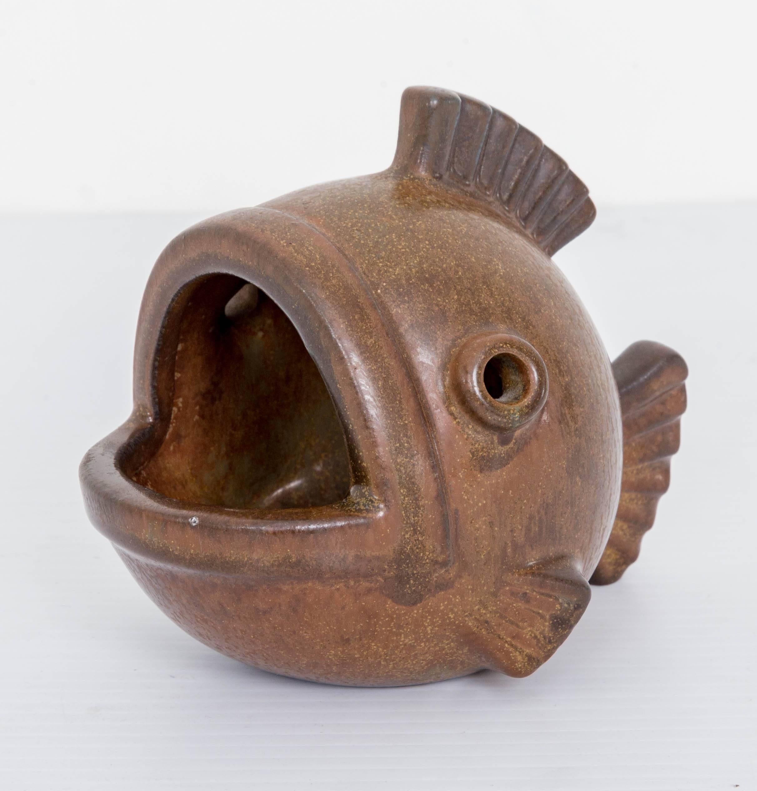 Fish Figurine by Gunnar Nylund for Rorsstand In Good Condition In Southampton, NY