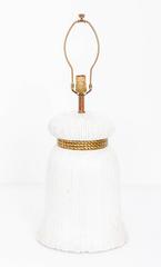 Pair of Ceramic Tassel Lamps