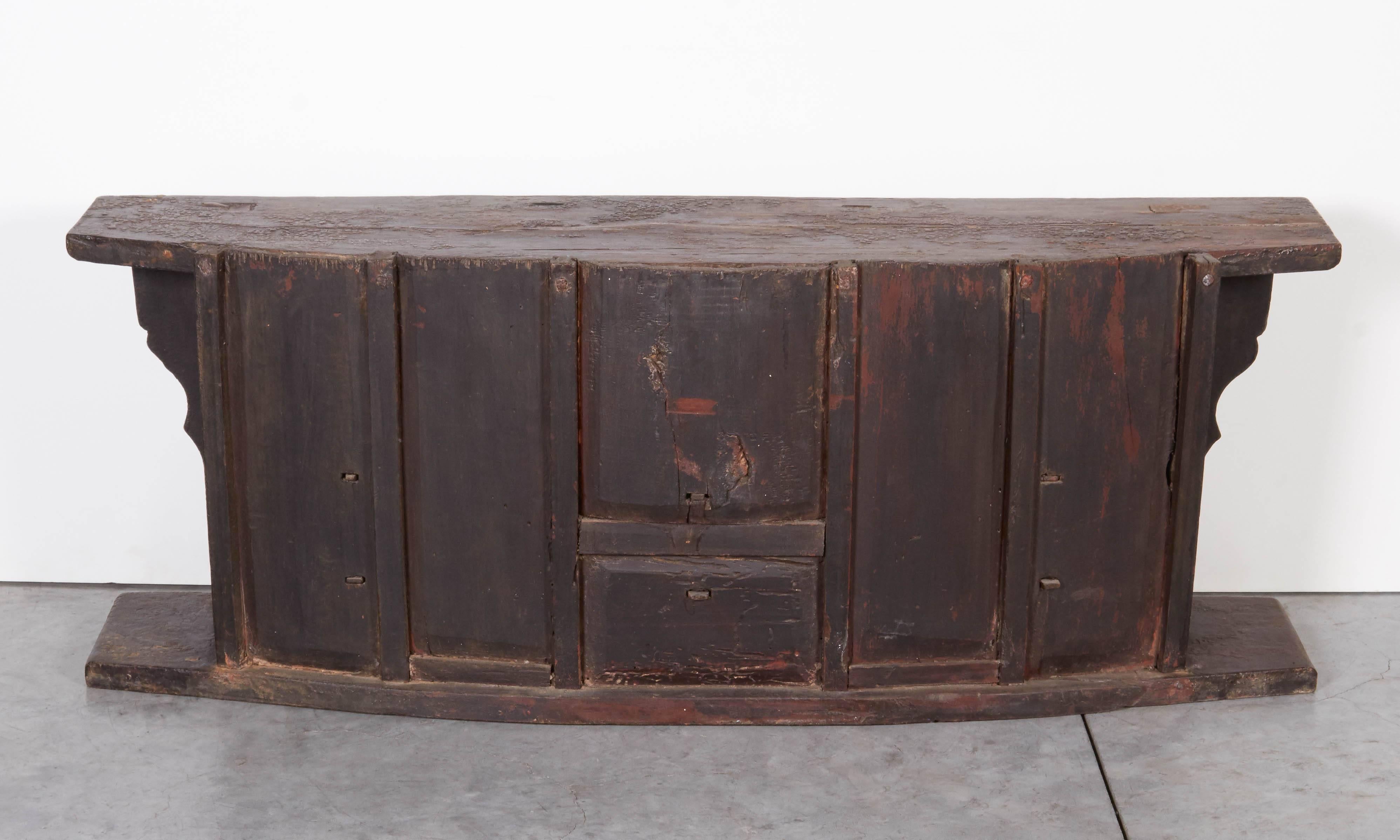 Small Antique Chinese Apothecary Cabinet, Great Patina 3