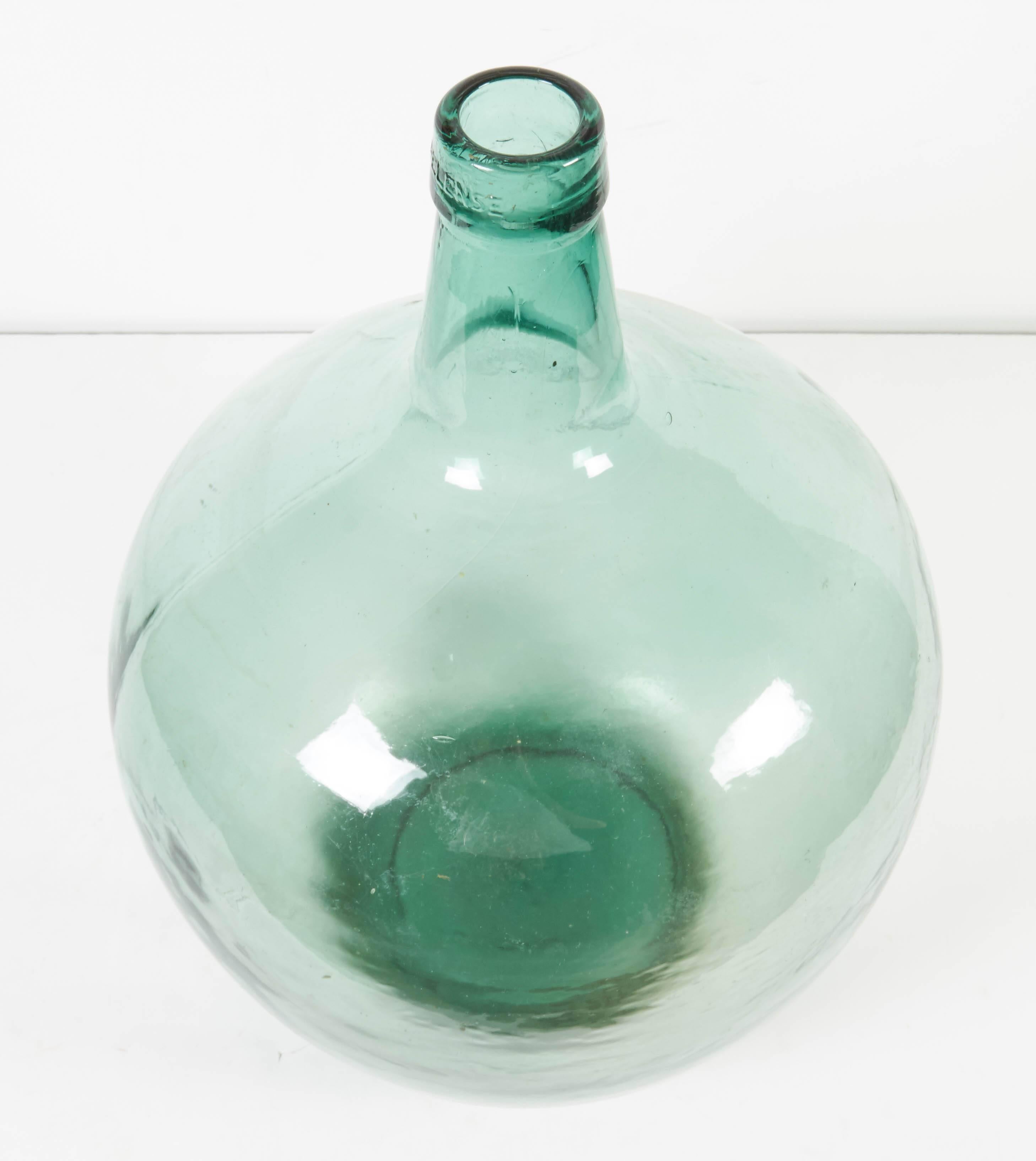 Tall Antique Blown Glass Demijohn 3