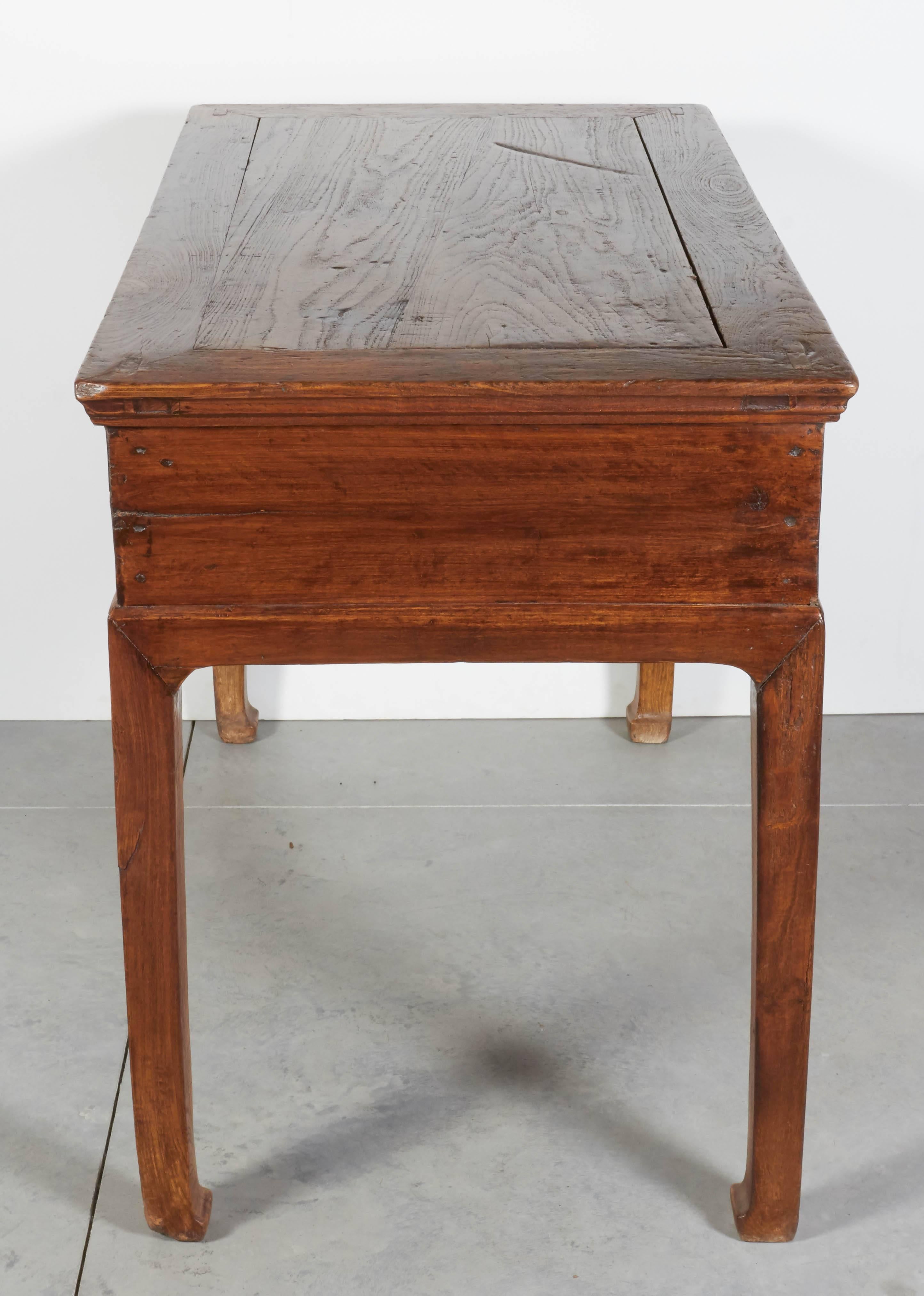 Handsome Antique Three-Drawer Table, Beautiful Patina 4