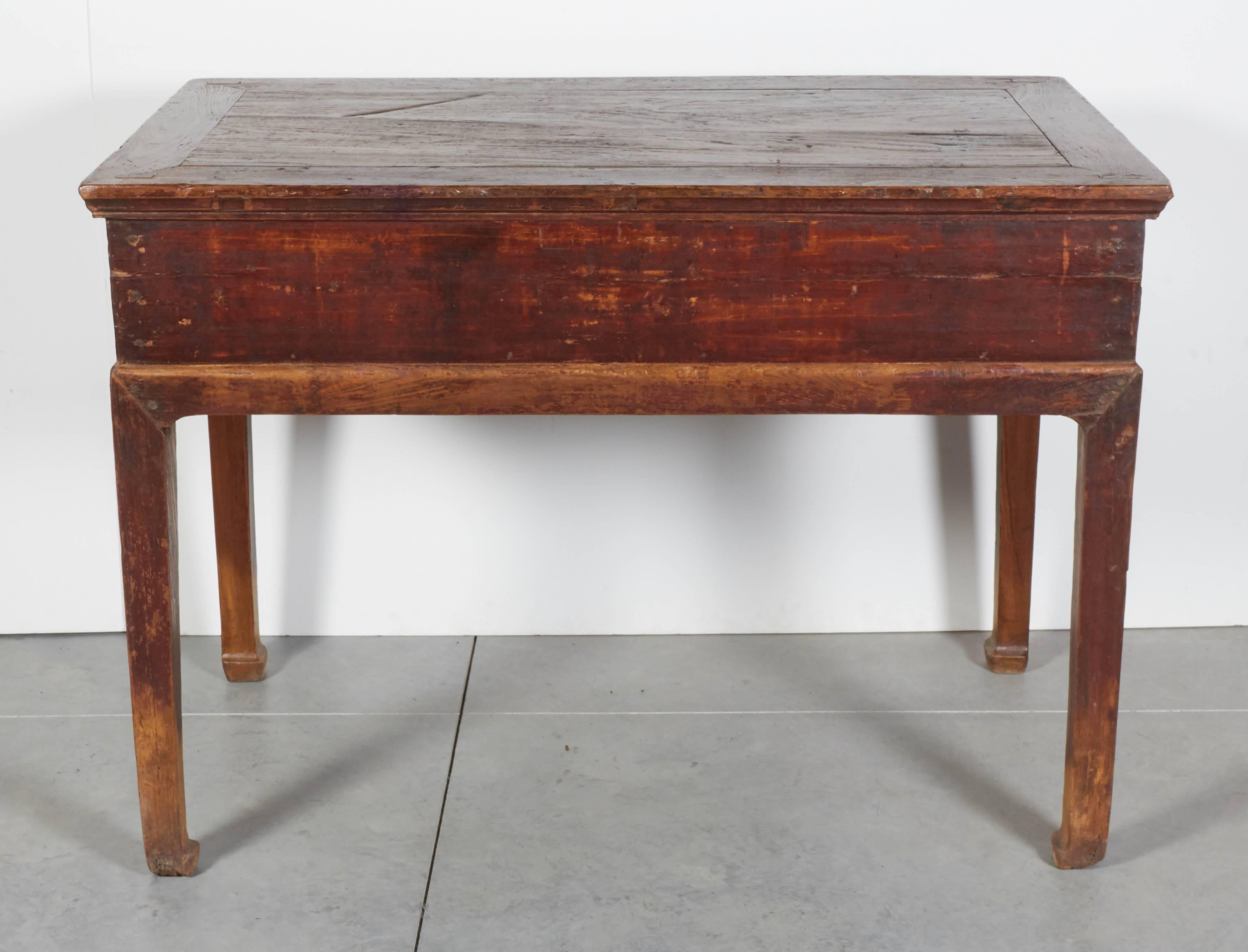 Handsome Antique Three-Drawer Table, Beautiful Patina 5
