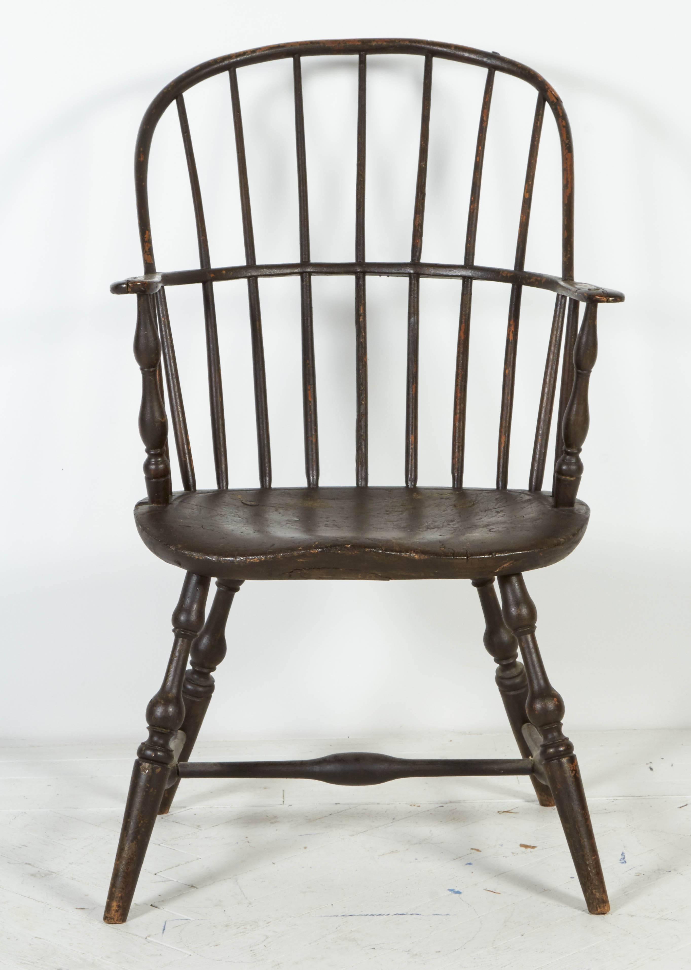 Sack-Back Windsor Armchair For Sale 2
