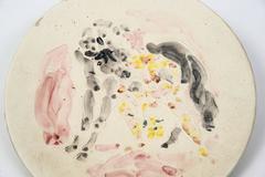 Marcel Vertès Beautiful Ceramic Dish to the Horse, circa 1950