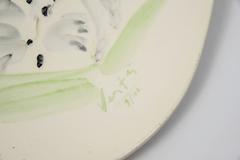 Marcel Vertes Beautiful Plate in Ceramic, Vallauris, circa 1955