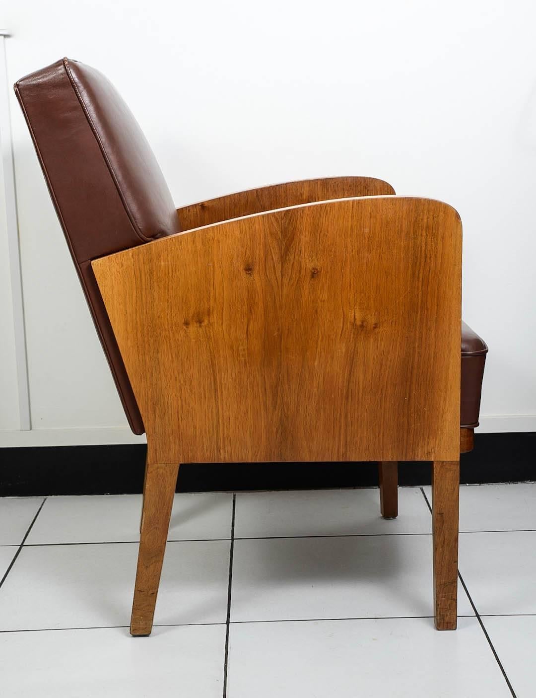 Milieu du XXe siècle Ensemble de 24 fauteuils Art déco Damon, français, vers 1930 en vente