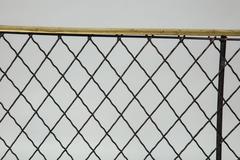 Folding Brass Rail Screen - 41" to 60" Wide
