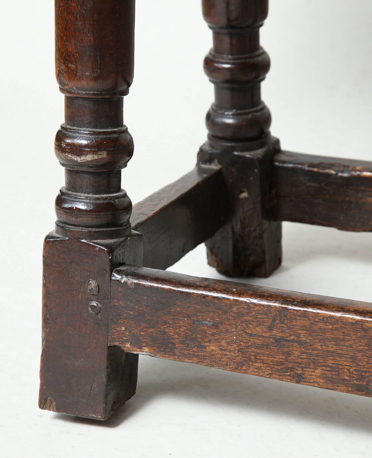 Jacobean 17th Century English Long Bench