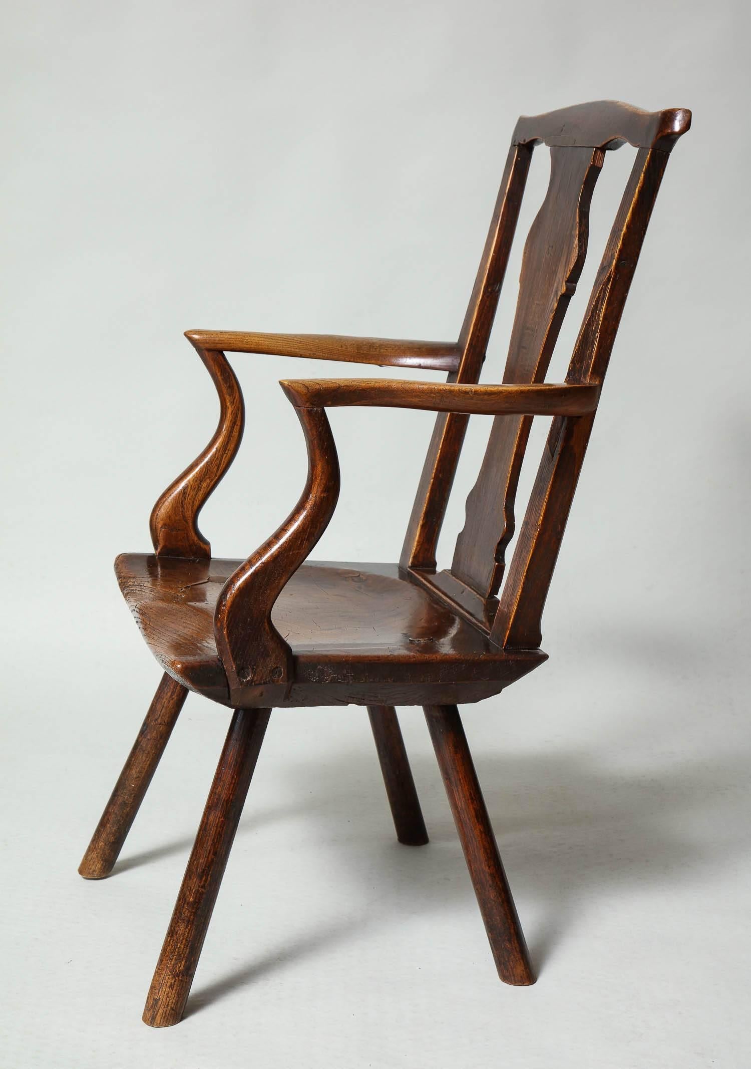 Great Britain (UK) Rare Welsh Silhouette Chair