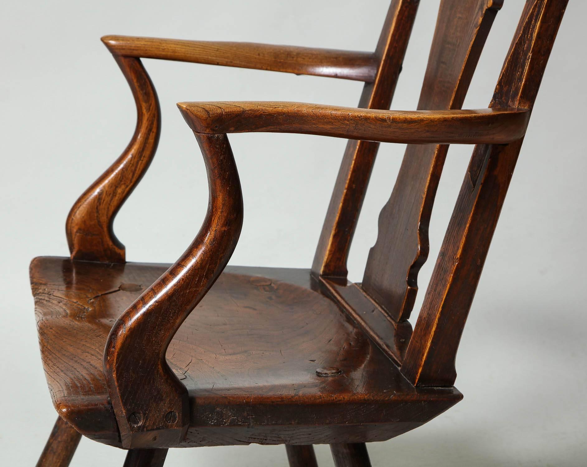 Rare Welsh Silhouette Chair In Good Condition In Greenwich, CT