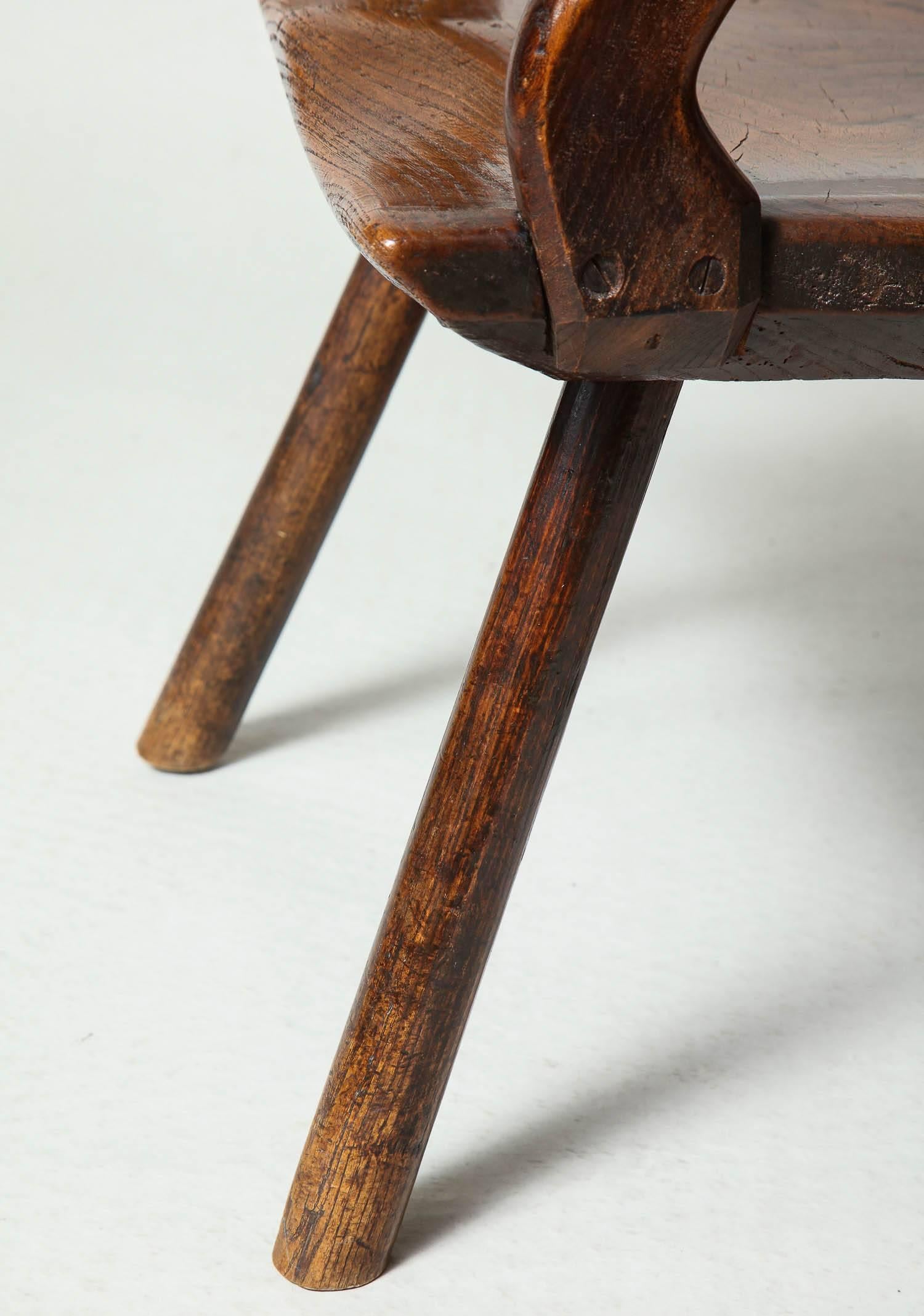 18th Century Rare Welsh Silhouette Chair