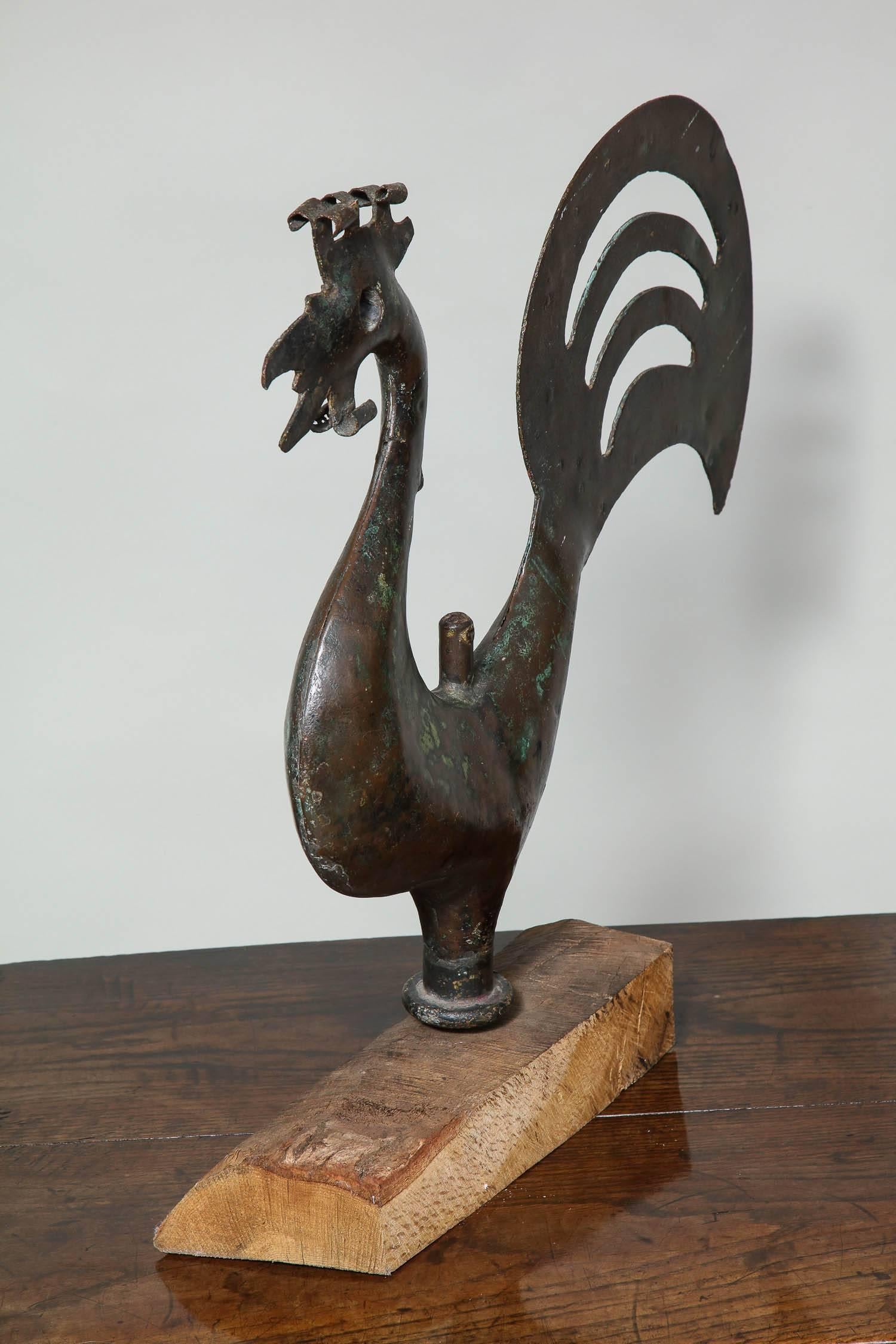 Mid-18th Century 18th Century Rooster Weathervane