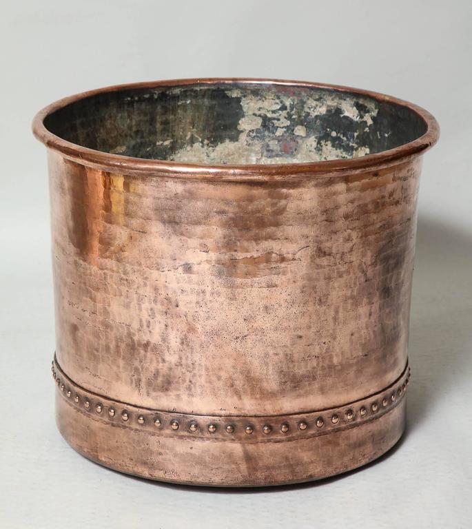 Very Fine English Copper Log Bin at 1stDibs copper log holder