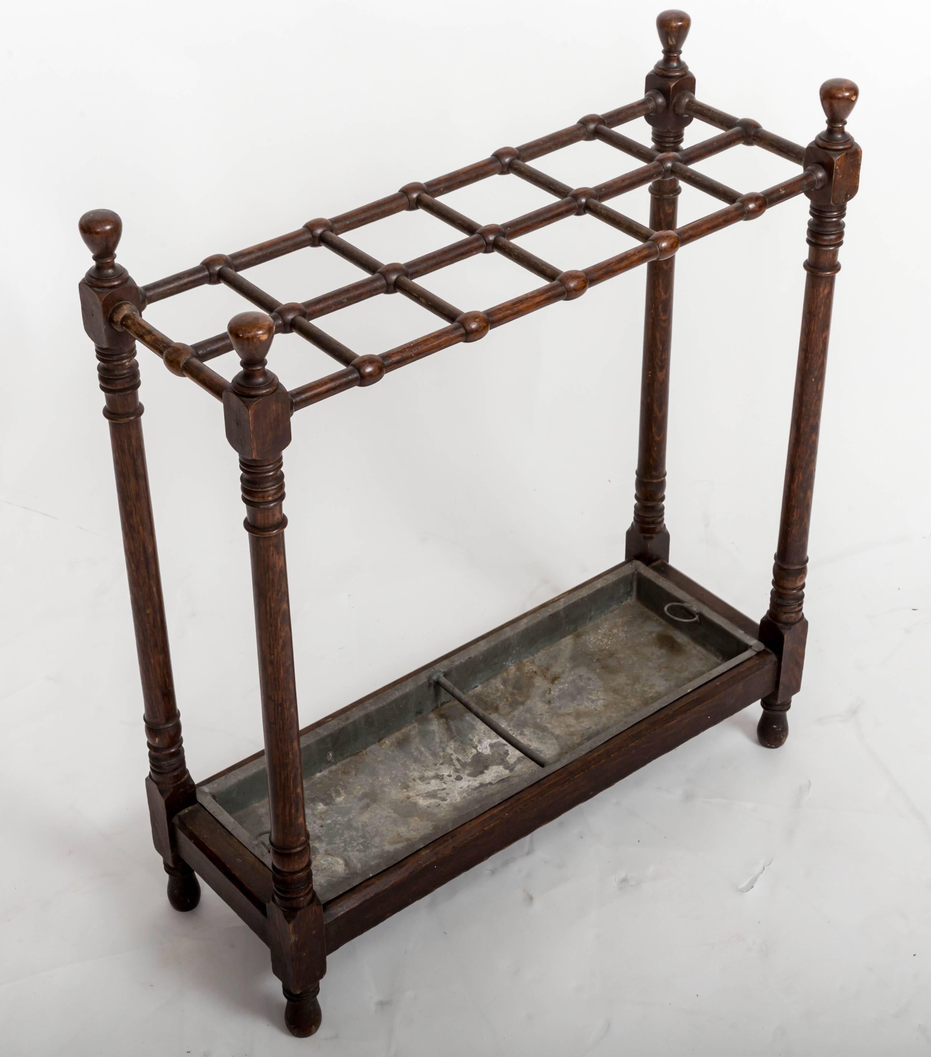 19th Century Wood Umbrella Stand. England, circa 1860 In Good Condition In East Hampton, NY