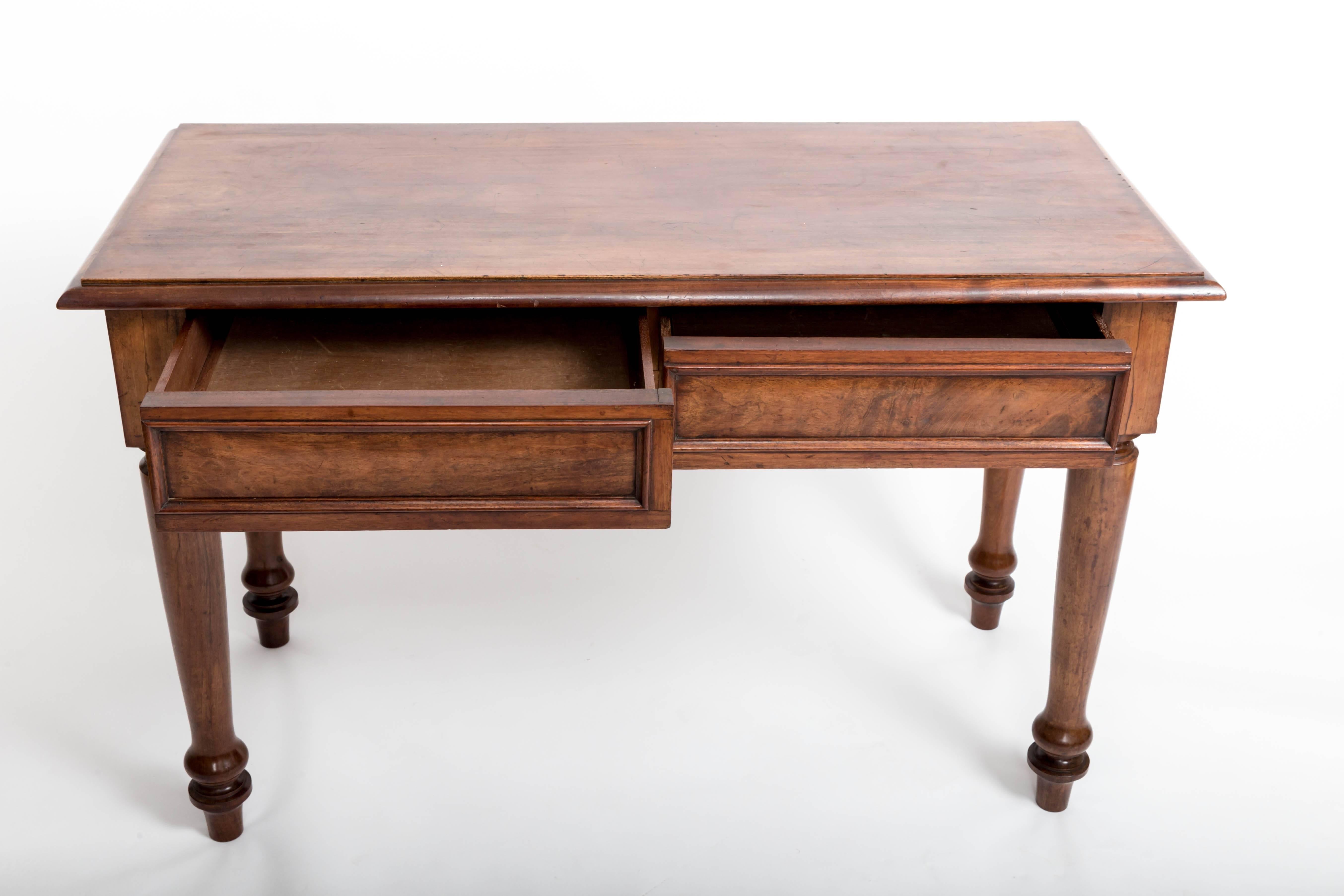 19th Century English Mahogany Serving Table For Sale 1