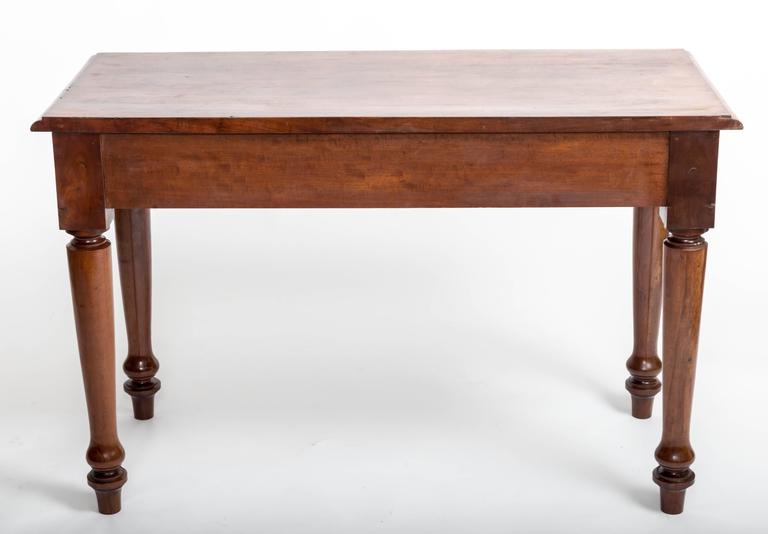 19th Century English Mahogany Serving Table For Sale 4