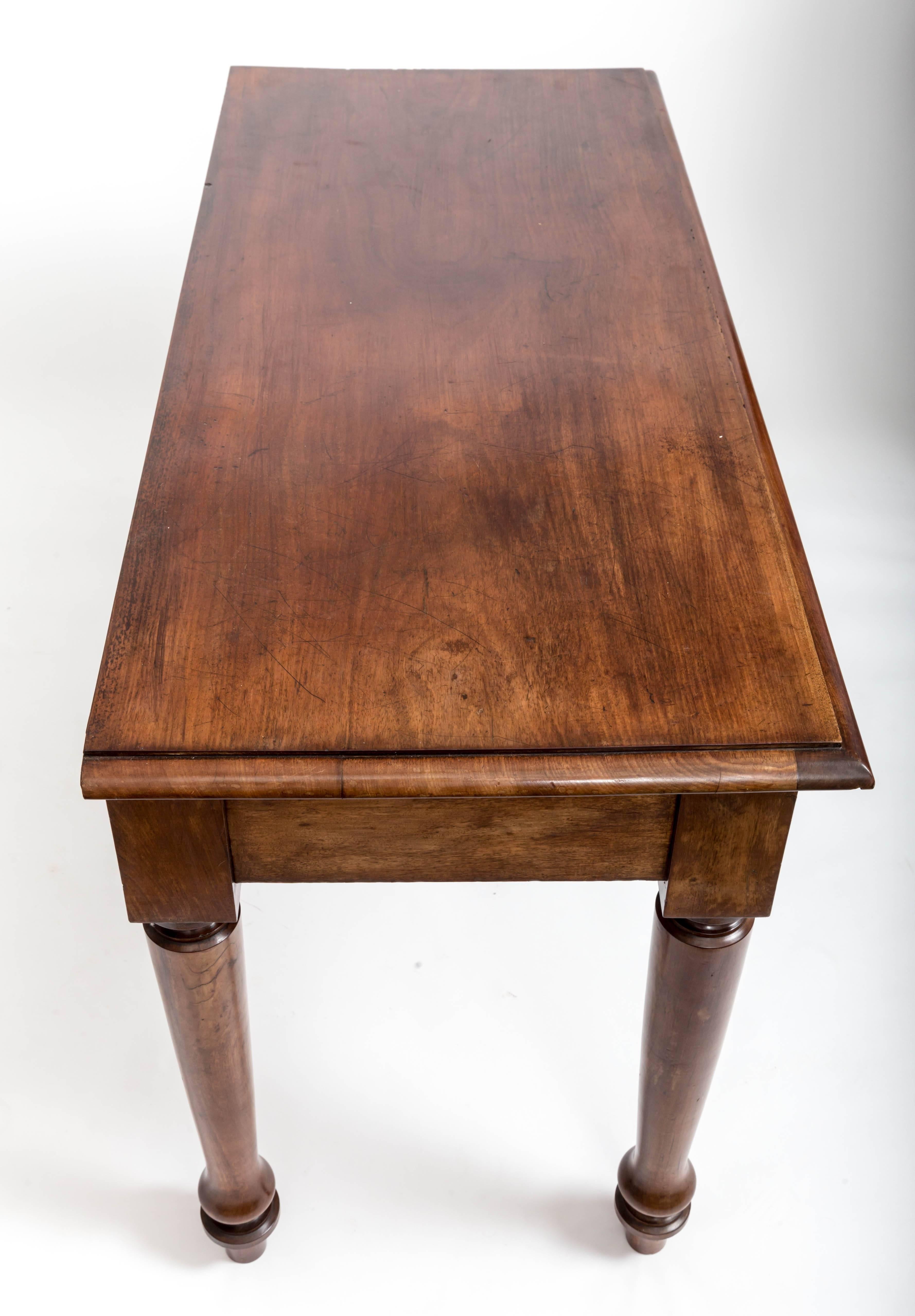 19th Century English Mahogany Serving Table For Sale 6