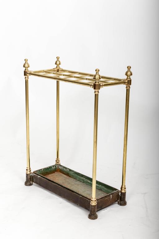 19th Century Brass Umbrella Stand, England, circa 1860 For Sale at 1stDibs