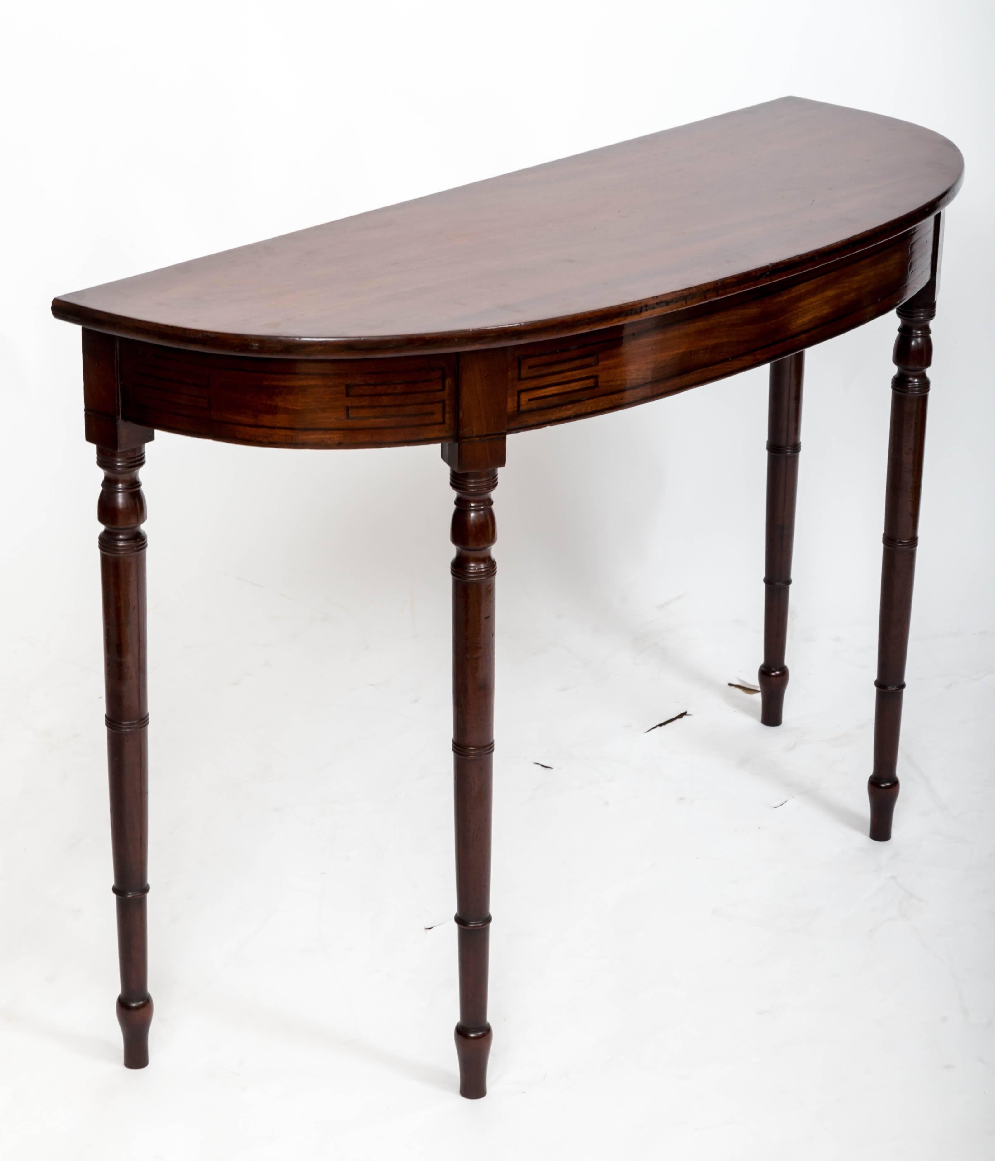 Early 19th Century Regency Hall Console Table, England, circa 1820 In Excellent Condition In East Hampton, NY