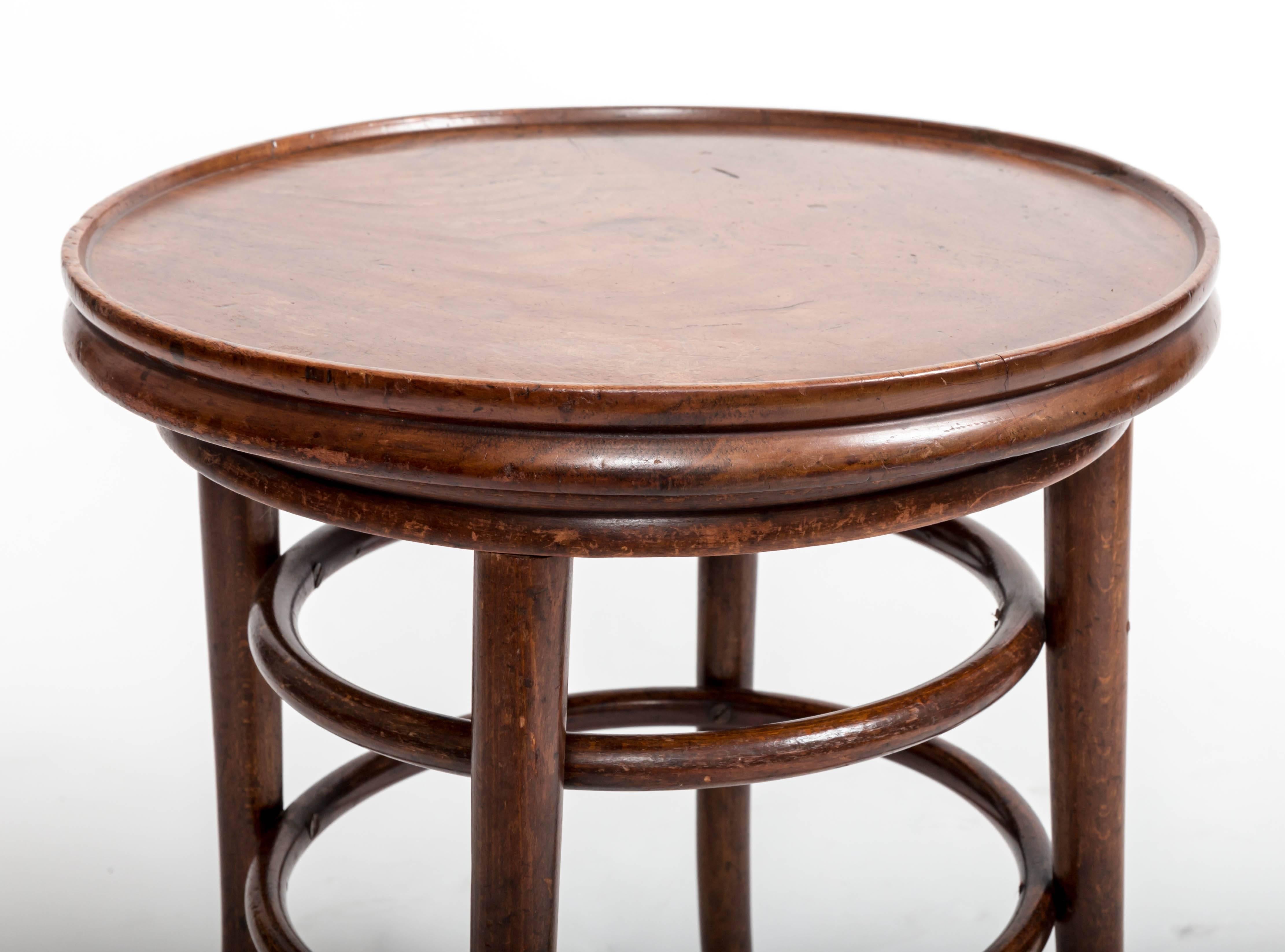19th Century Bentwood Side Table, England, circa 1890 In Good Condition In East Hampton, NY