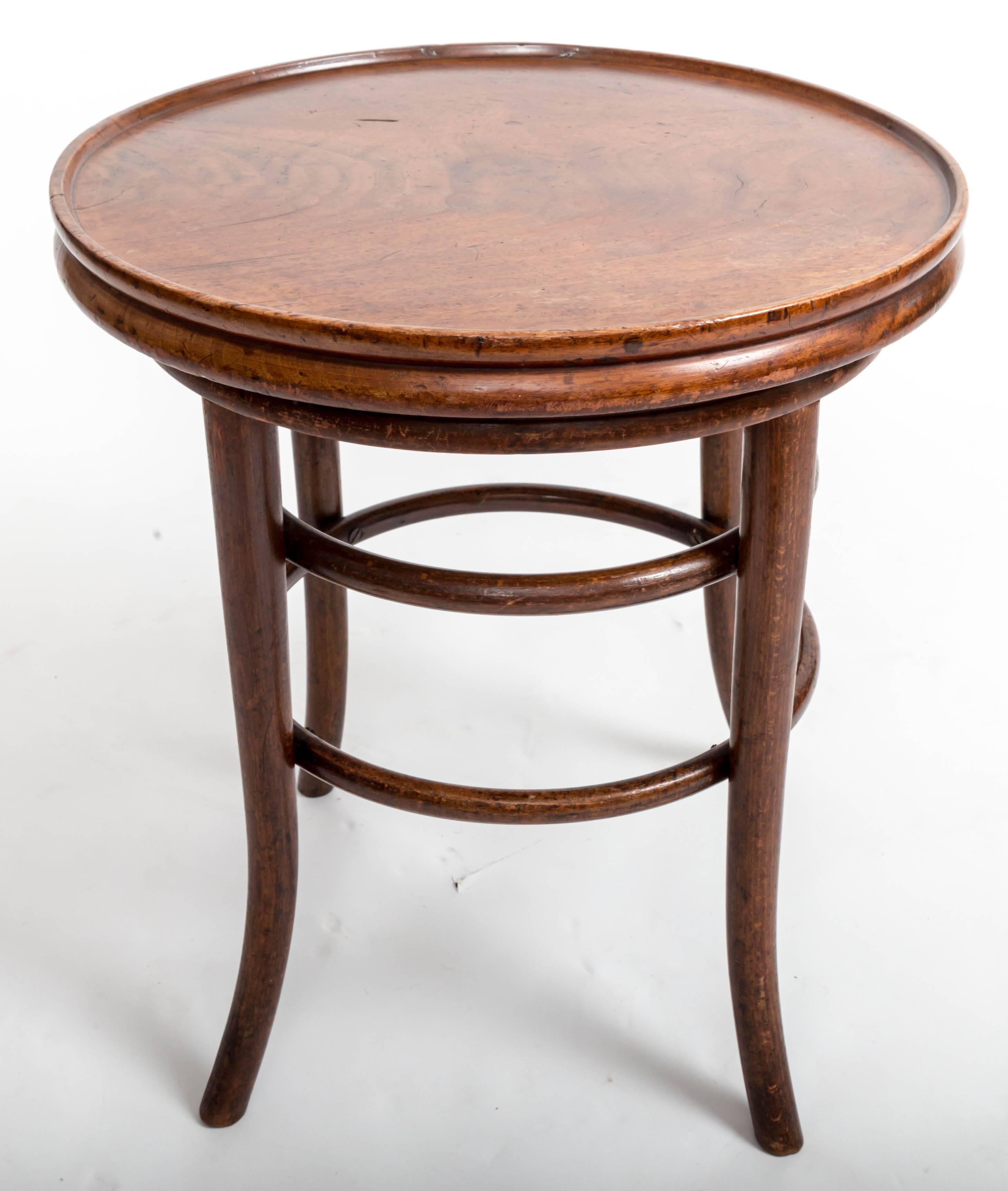 19th Century Bentwood Side Table, England, circa 1890 1
