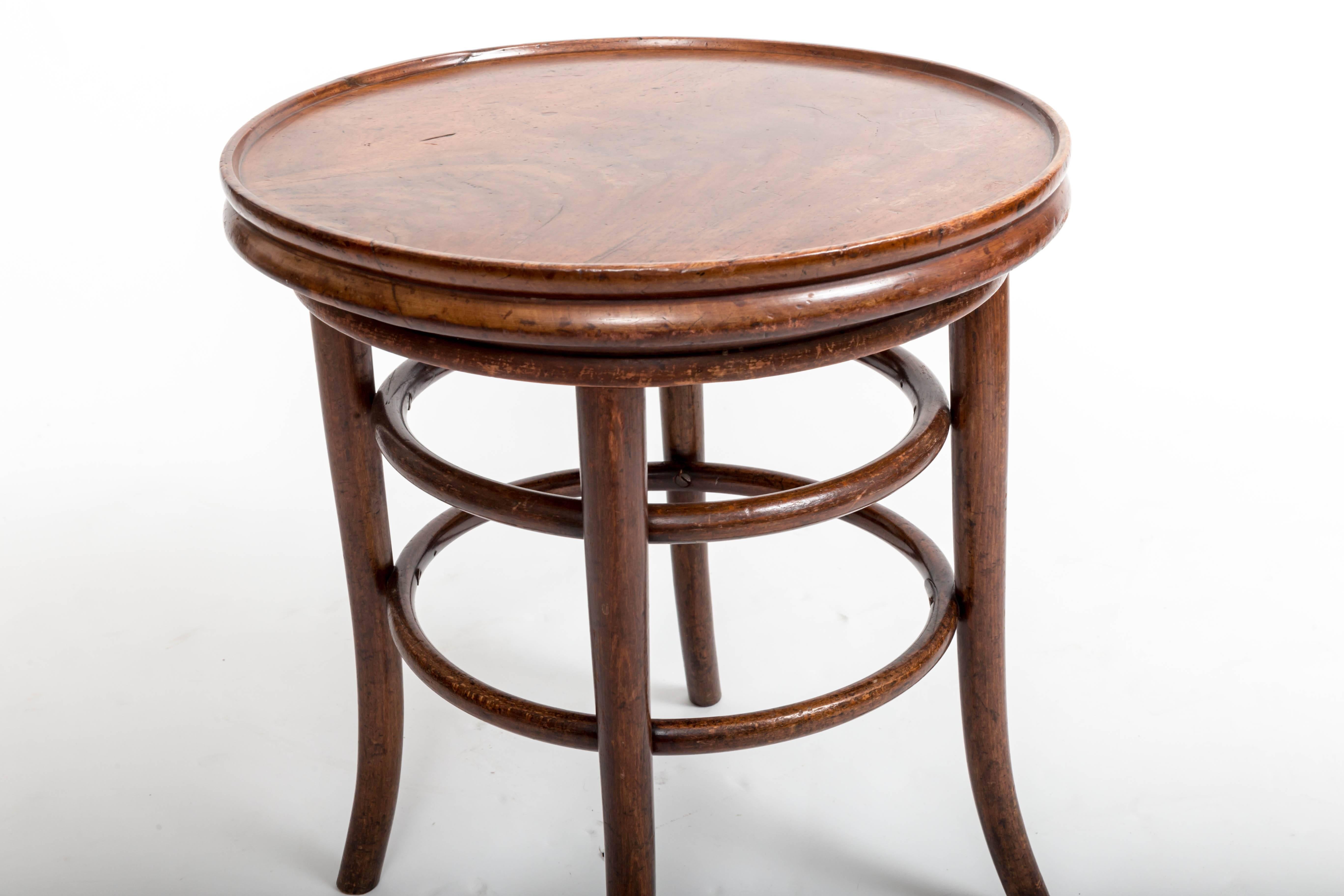 19th Century Bentwood Side Table, England, circa 1890 4