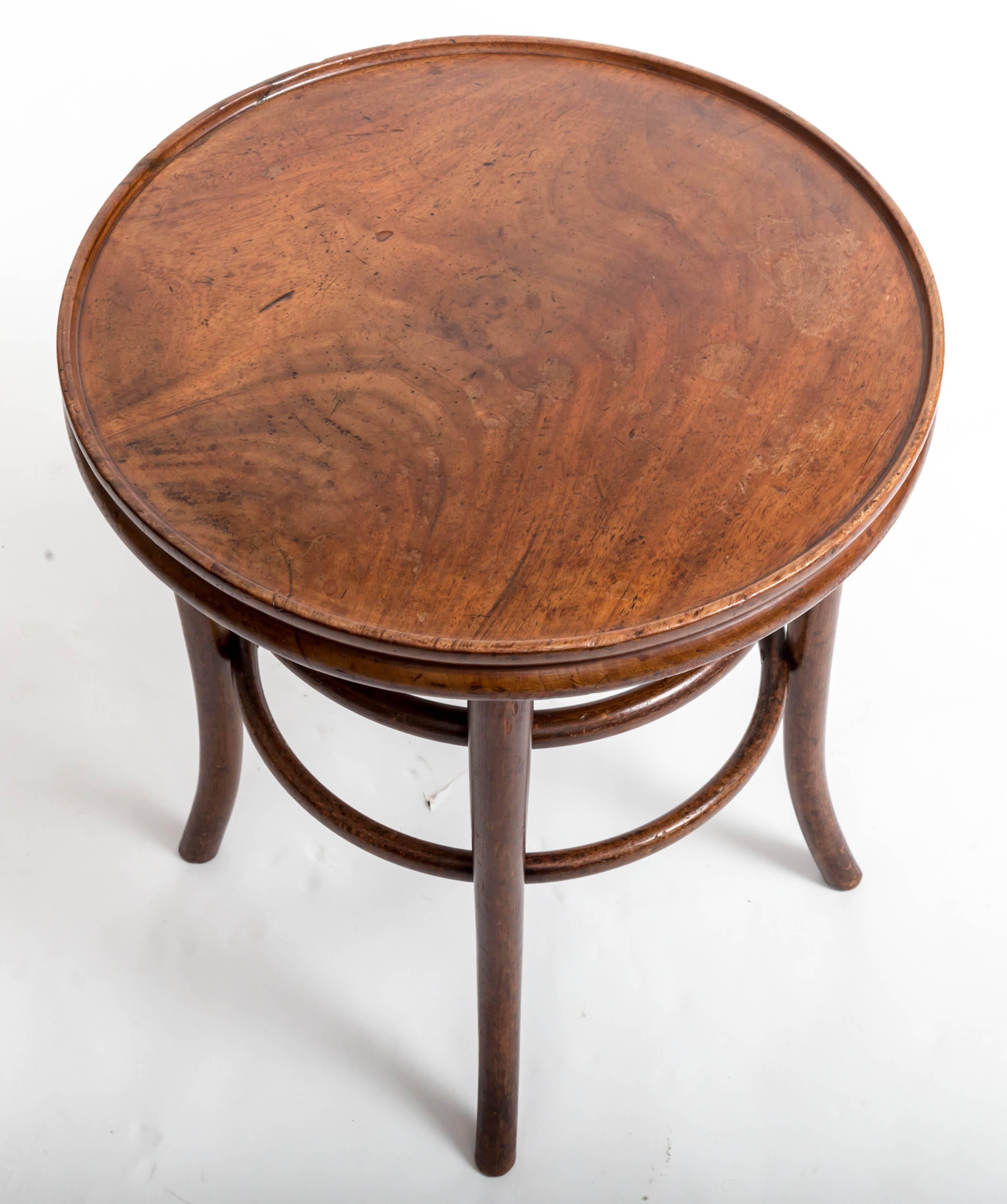 19th Century Bentwood Side Table, England, circa 1890 5