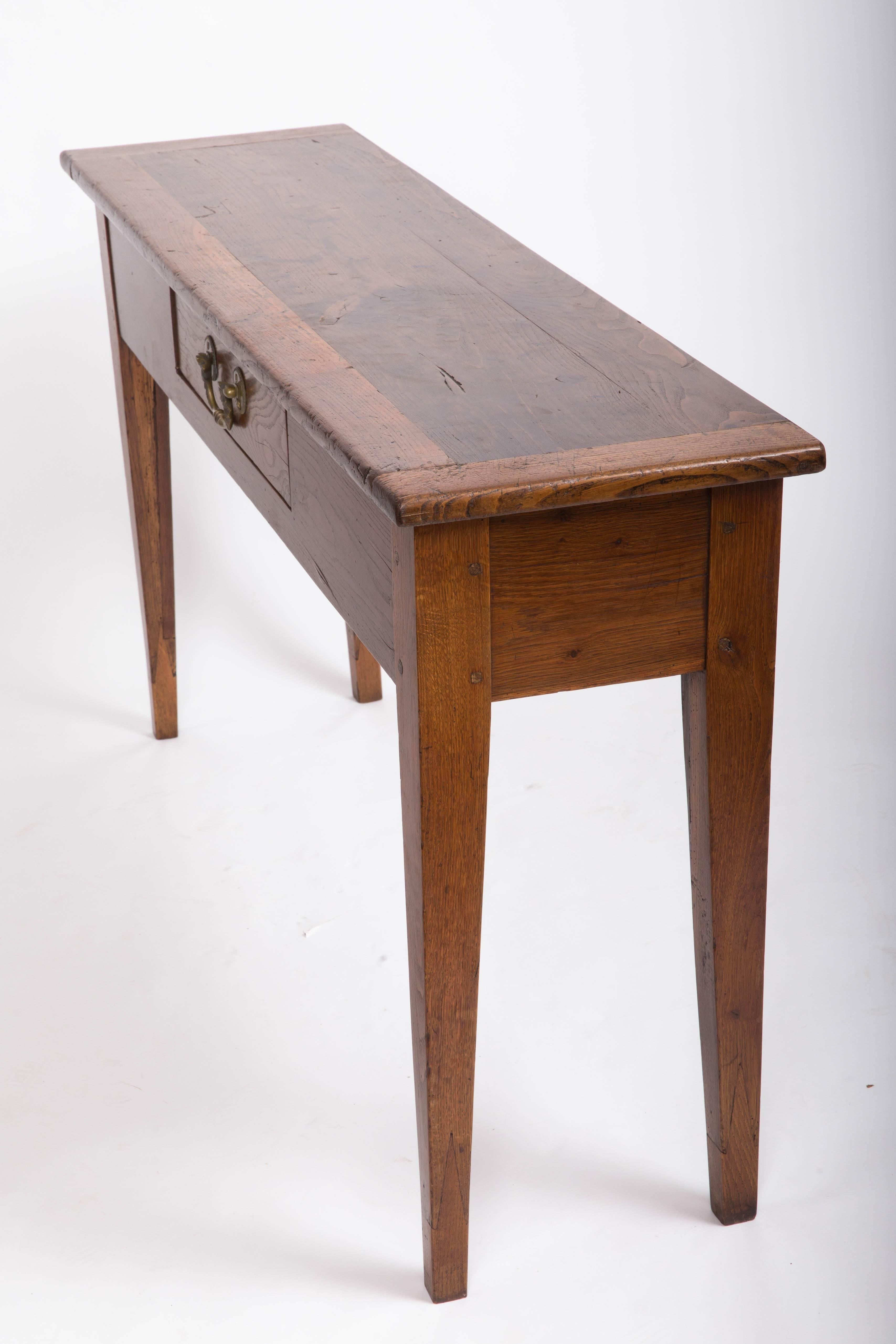 19th Century Chestnut and Oak Server, France, circa 1860 For Sale 1