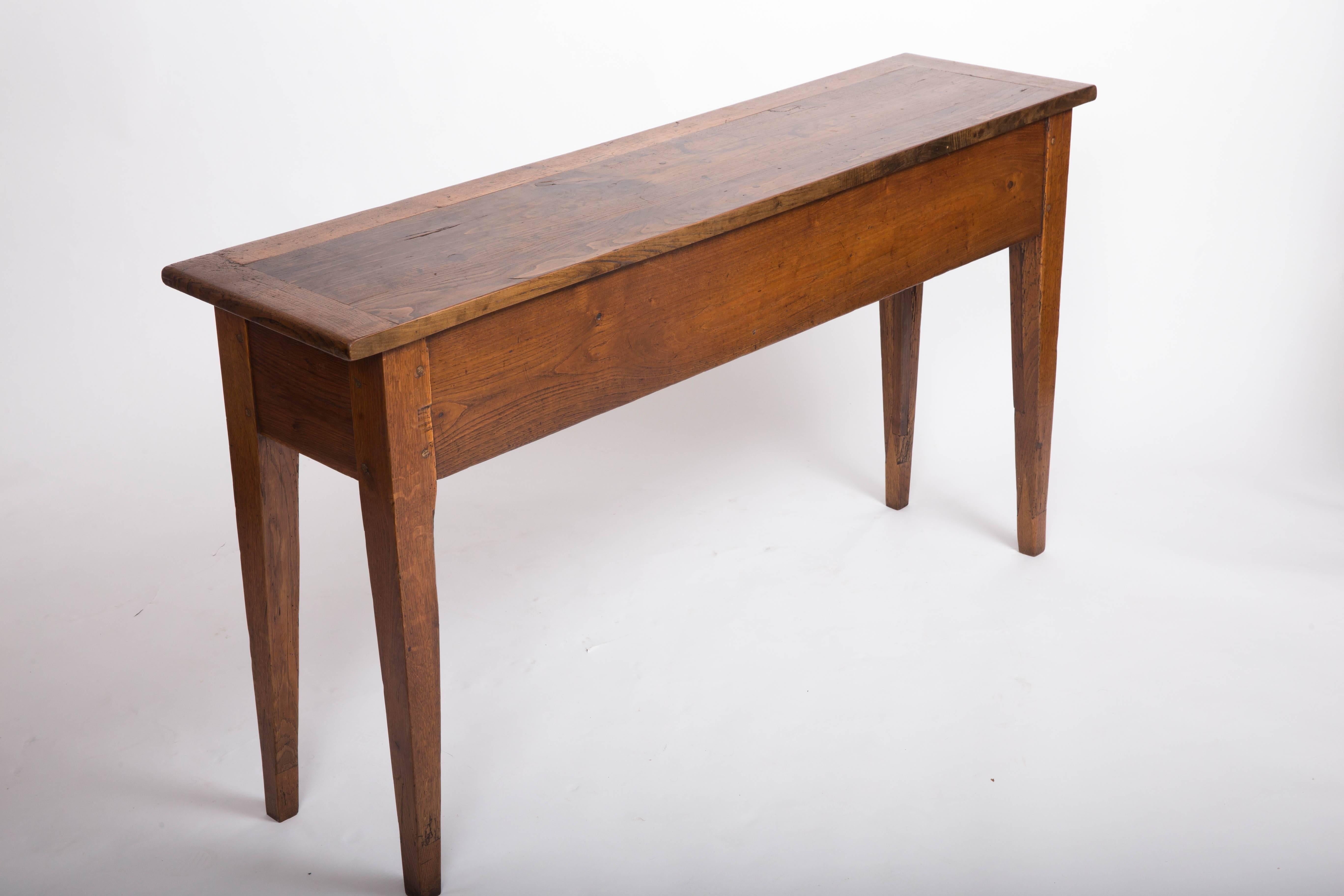 19th Century Chestnut and Oak Server, France, circa 1860 For Sale 2