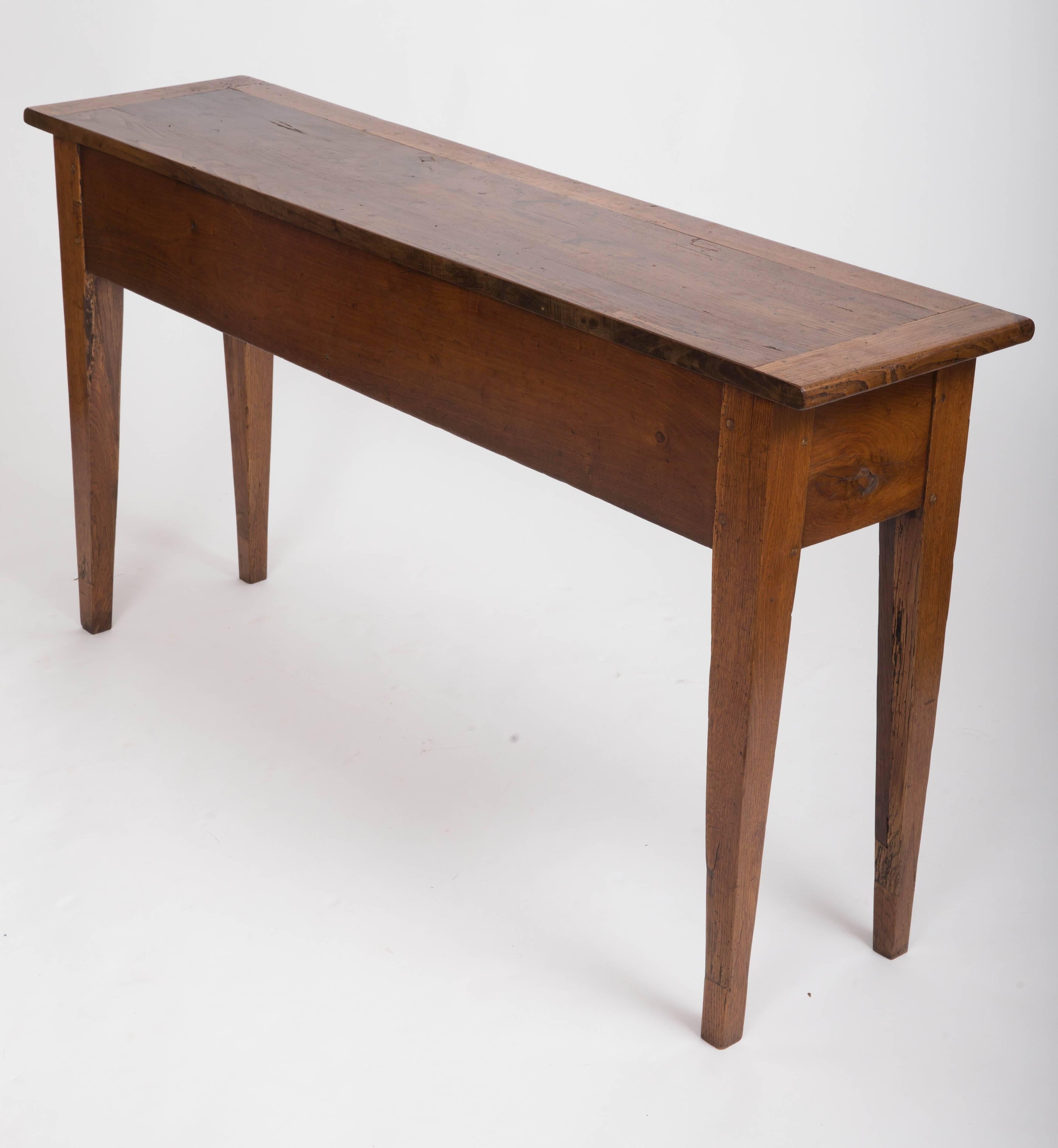 19th Century Chestnut and Oak Server, France, circa 1860 For Sale 4