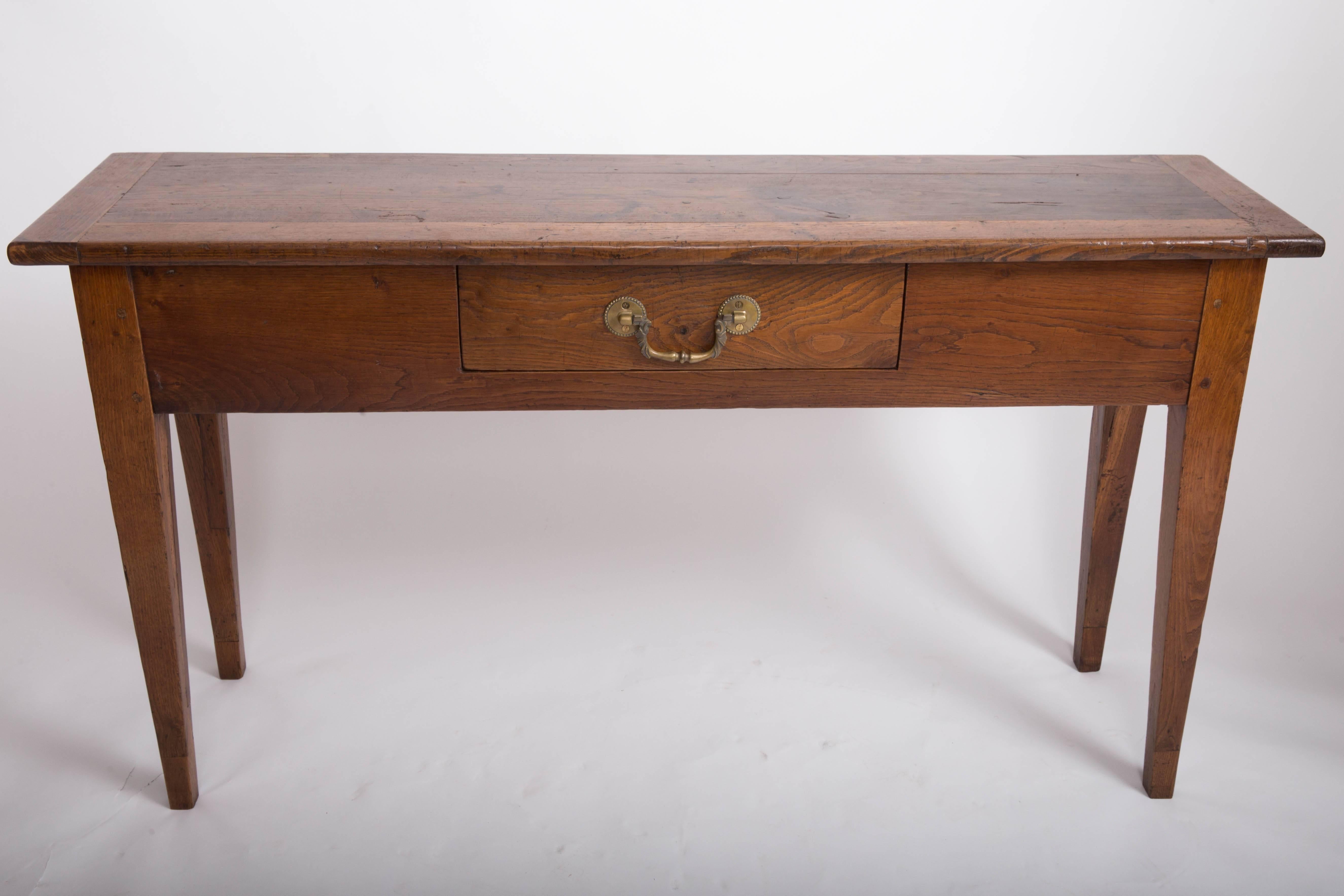 19th Century Chestnut and Oak Server, France, circa 1860 For Sale 5