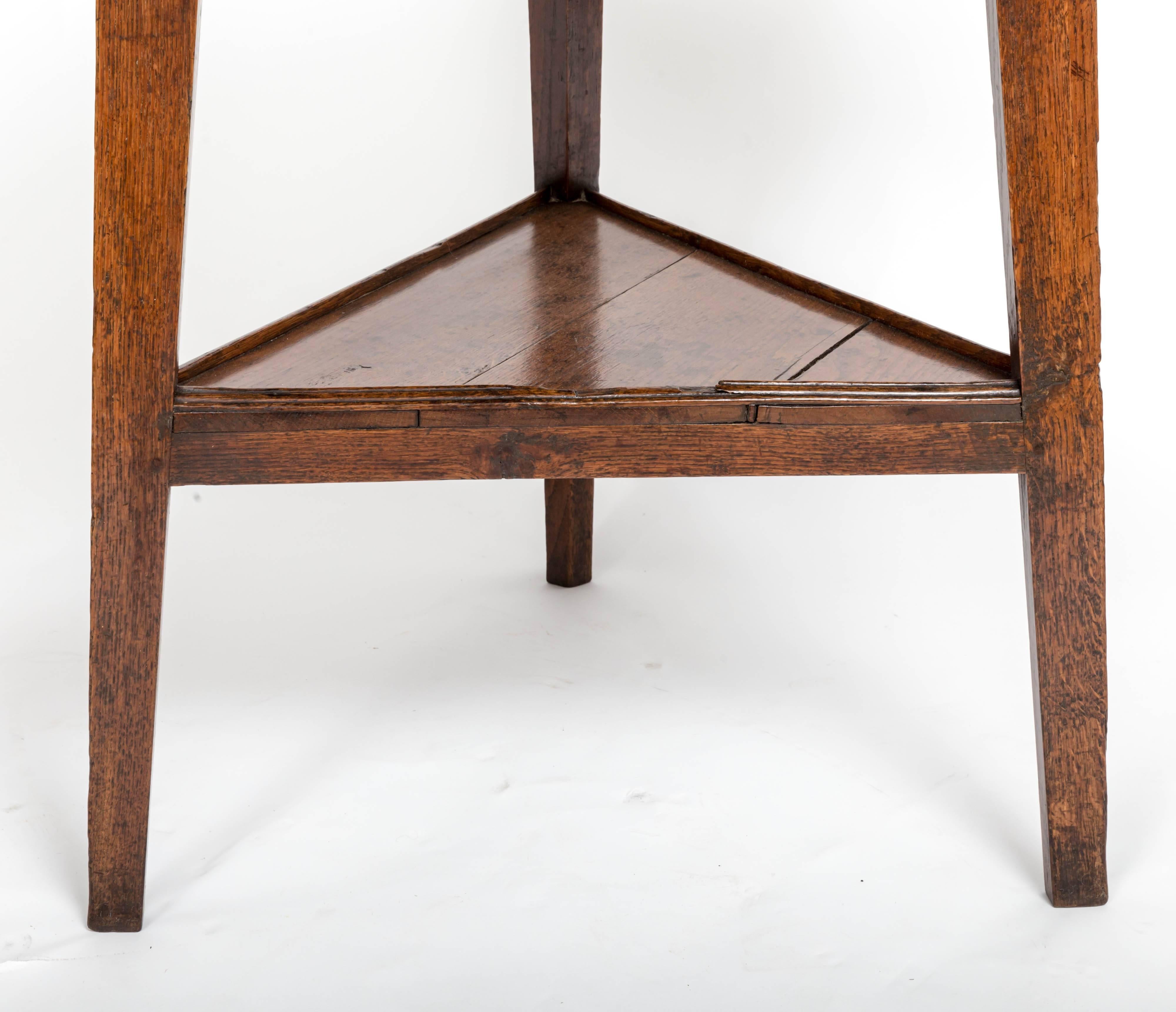 Early 18th Century Oak Cricket Table. England, circa, 1800 3