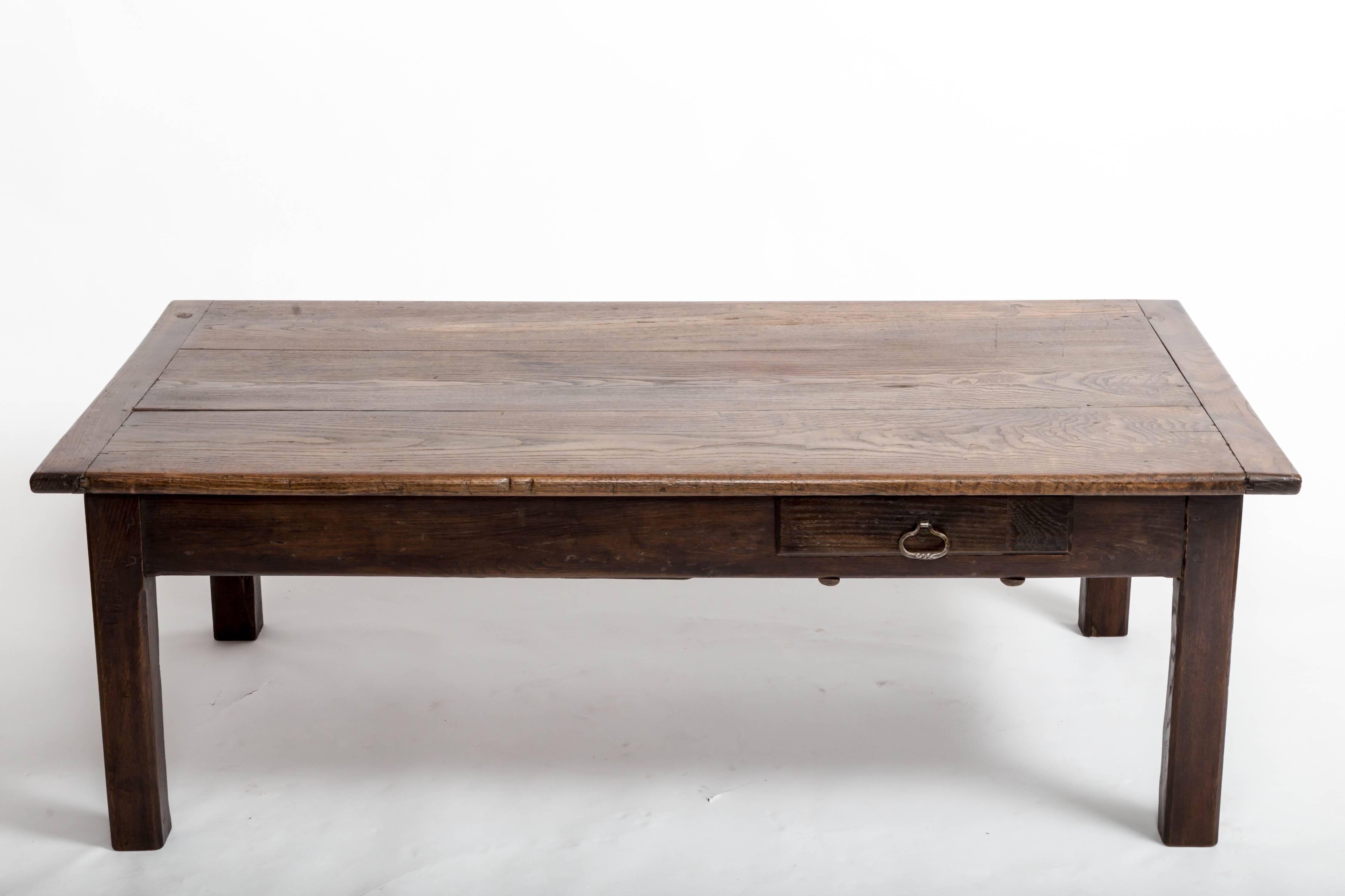 Mid-19th Century Early 19th Century Chestnut Coffee Table, France, circa 1840 For Sale