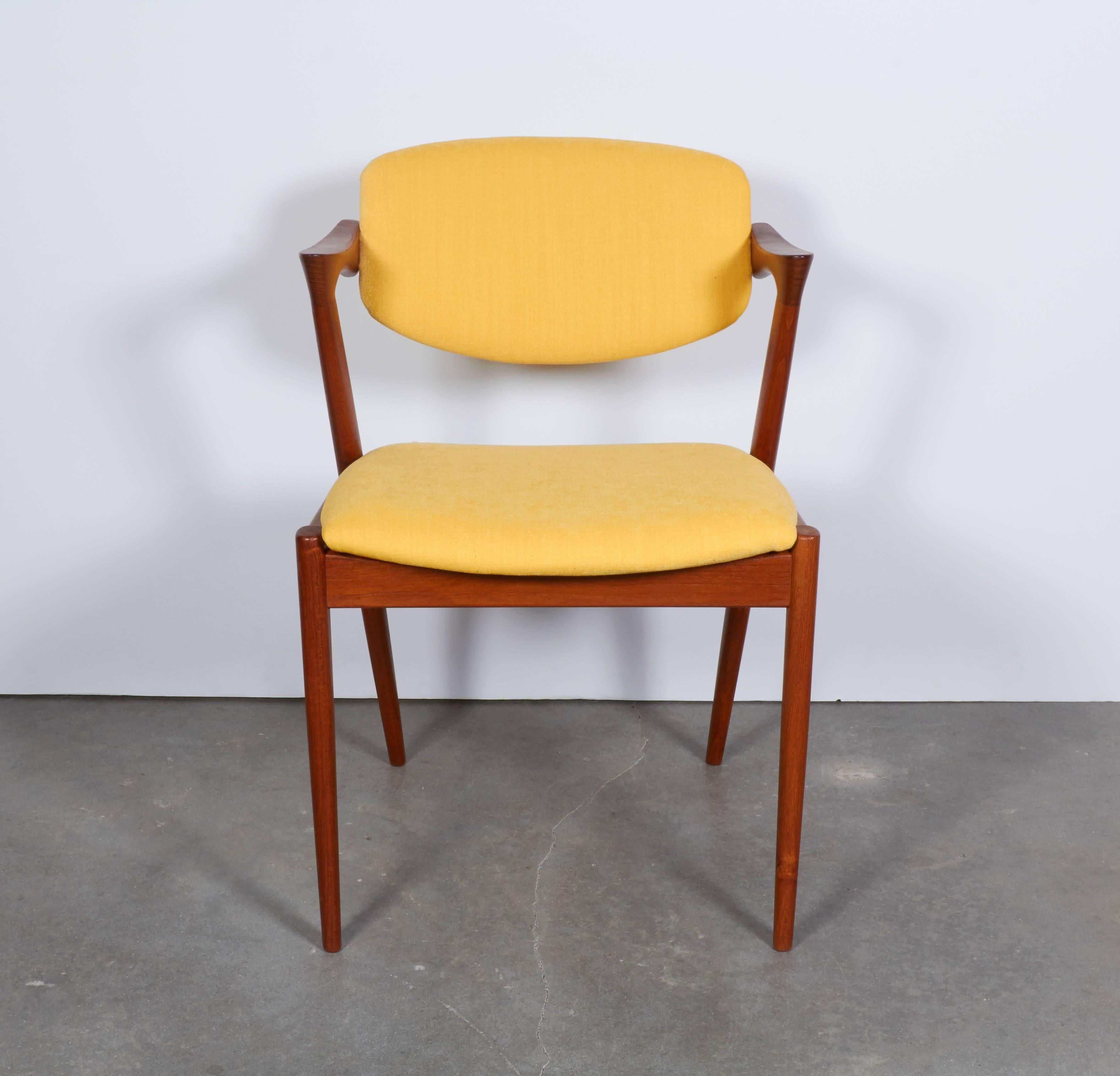 Mid-20th Century Kai Kristiansen No. 42 Dining Chairs, Set of Six