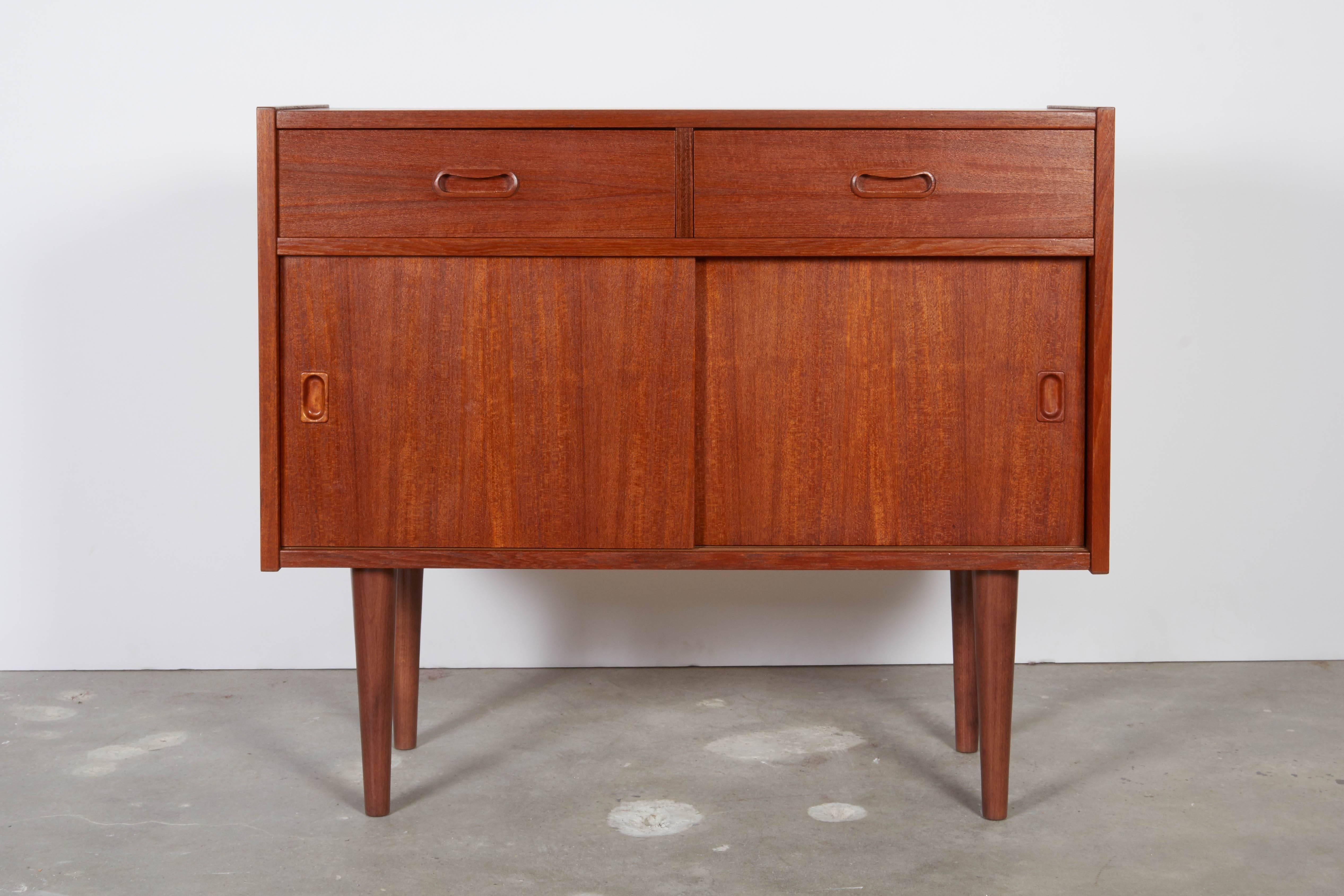 Mid-20th Century Danish Teak Cabinets, Pair