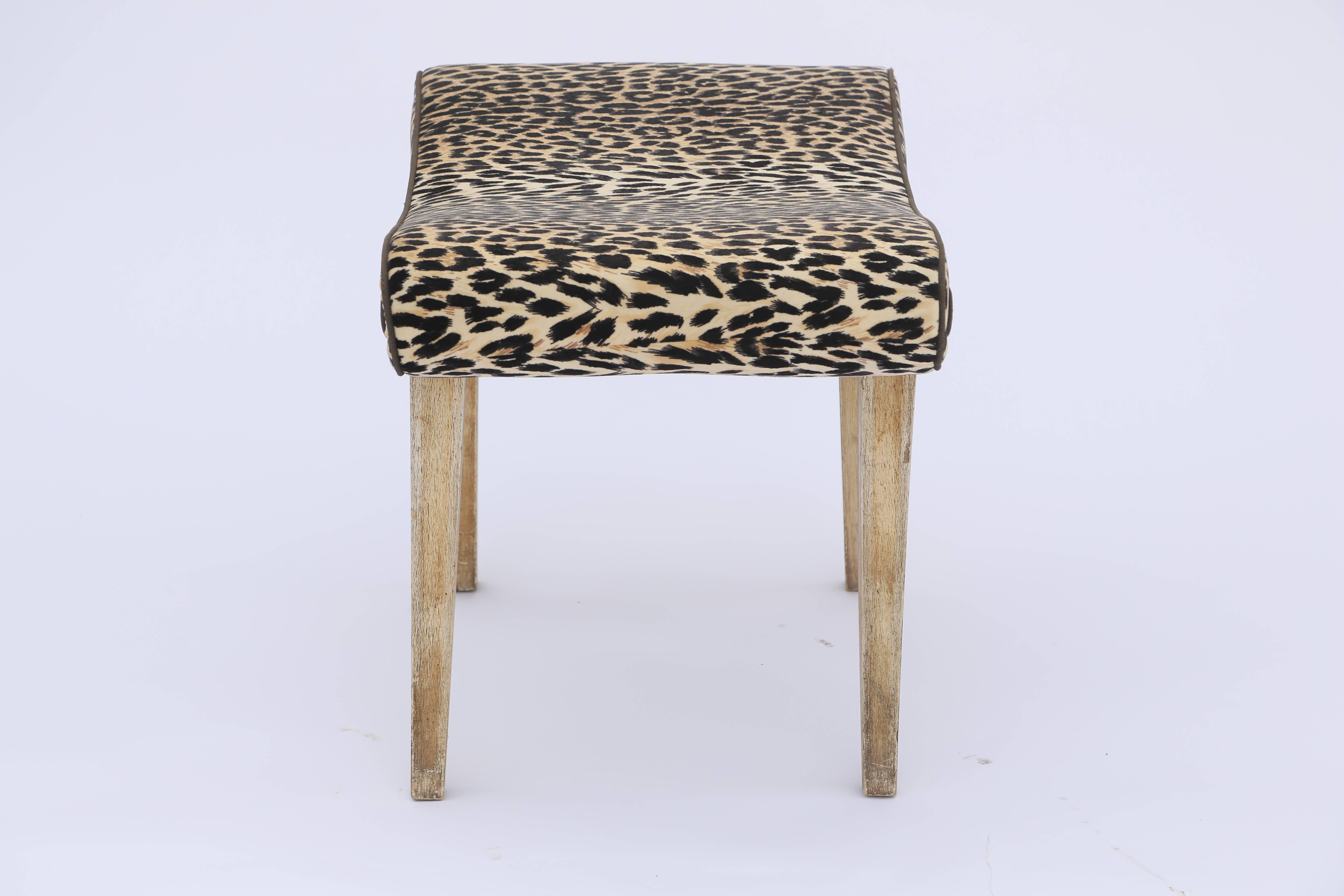 leopard bench for sale