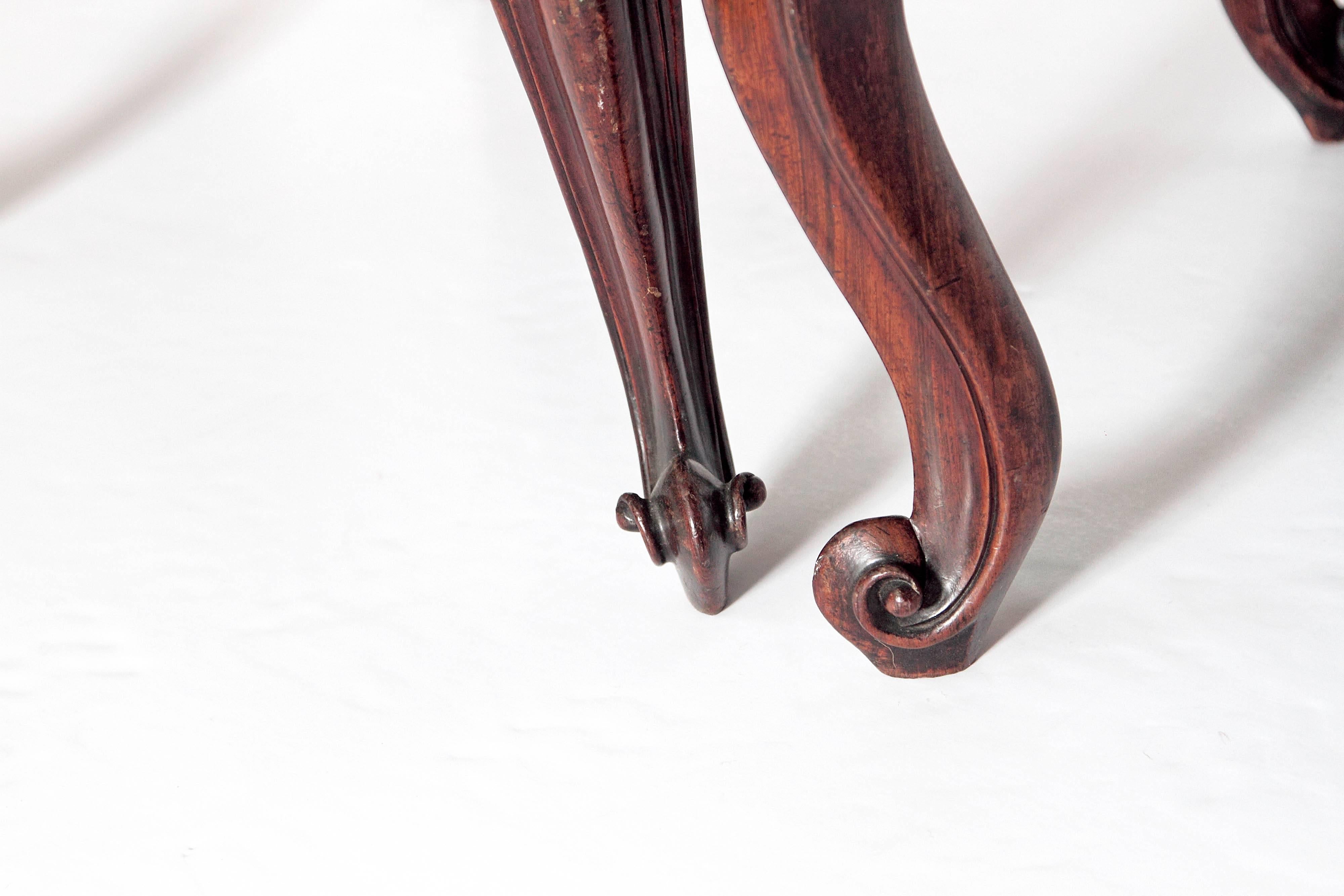 Pair of Mid-Victorian Rosewood Stools 2