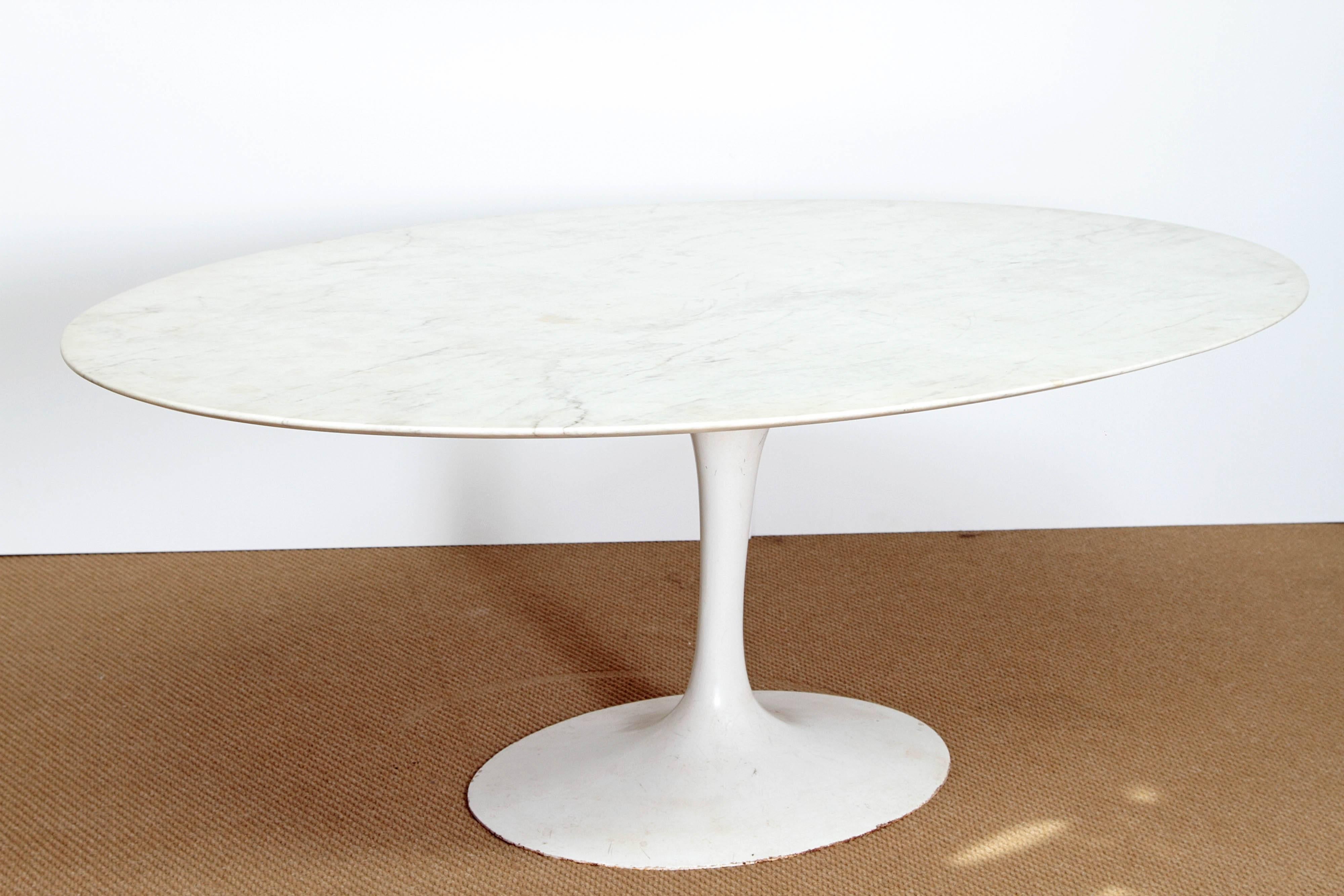 Mid-Century Modern Vintage Tulip Dining / Conference Table by Eero Saarinen for Knoll