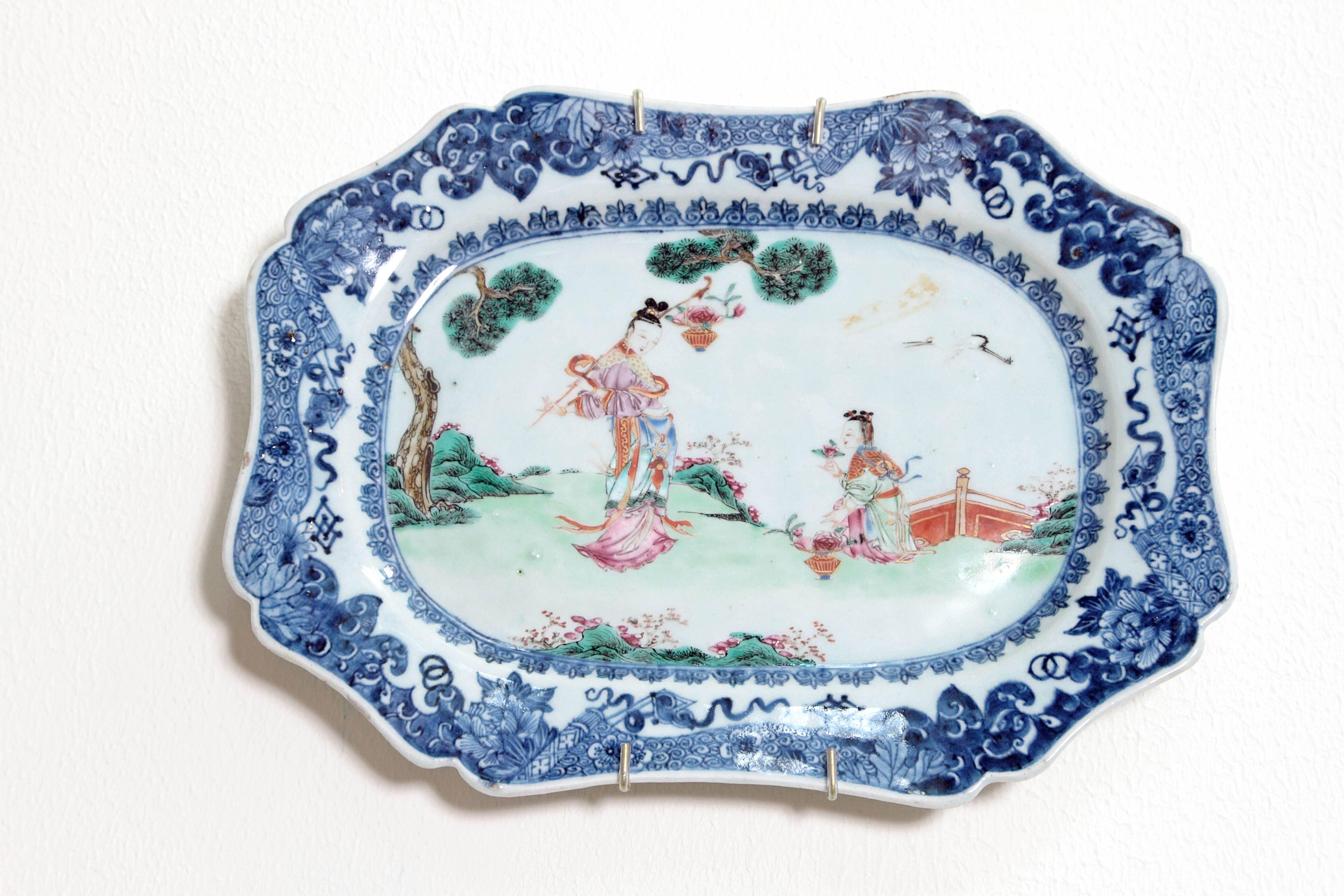 Chinese Export Porcelain Platters 2