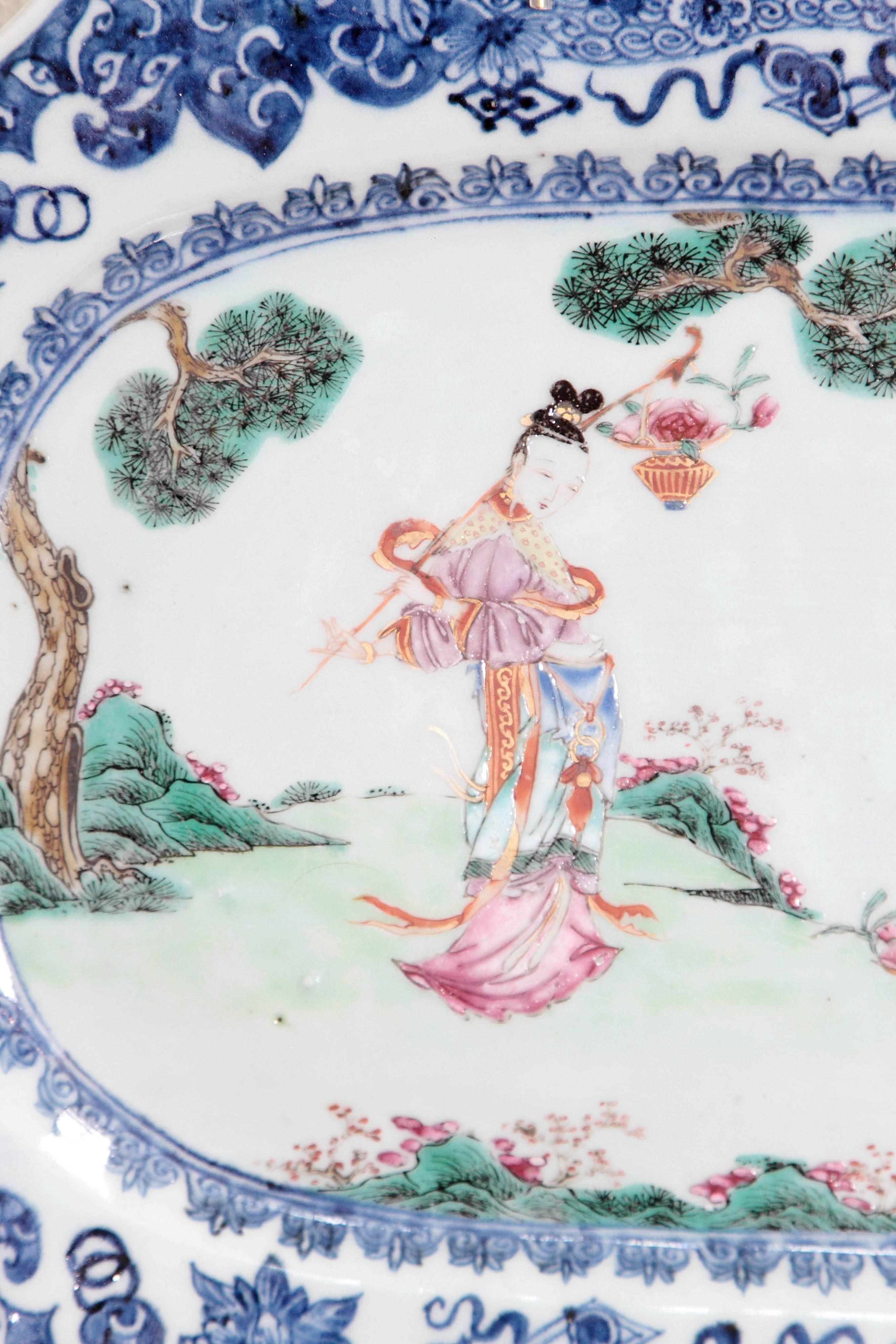 Chinese Export Porcelain Platters 3