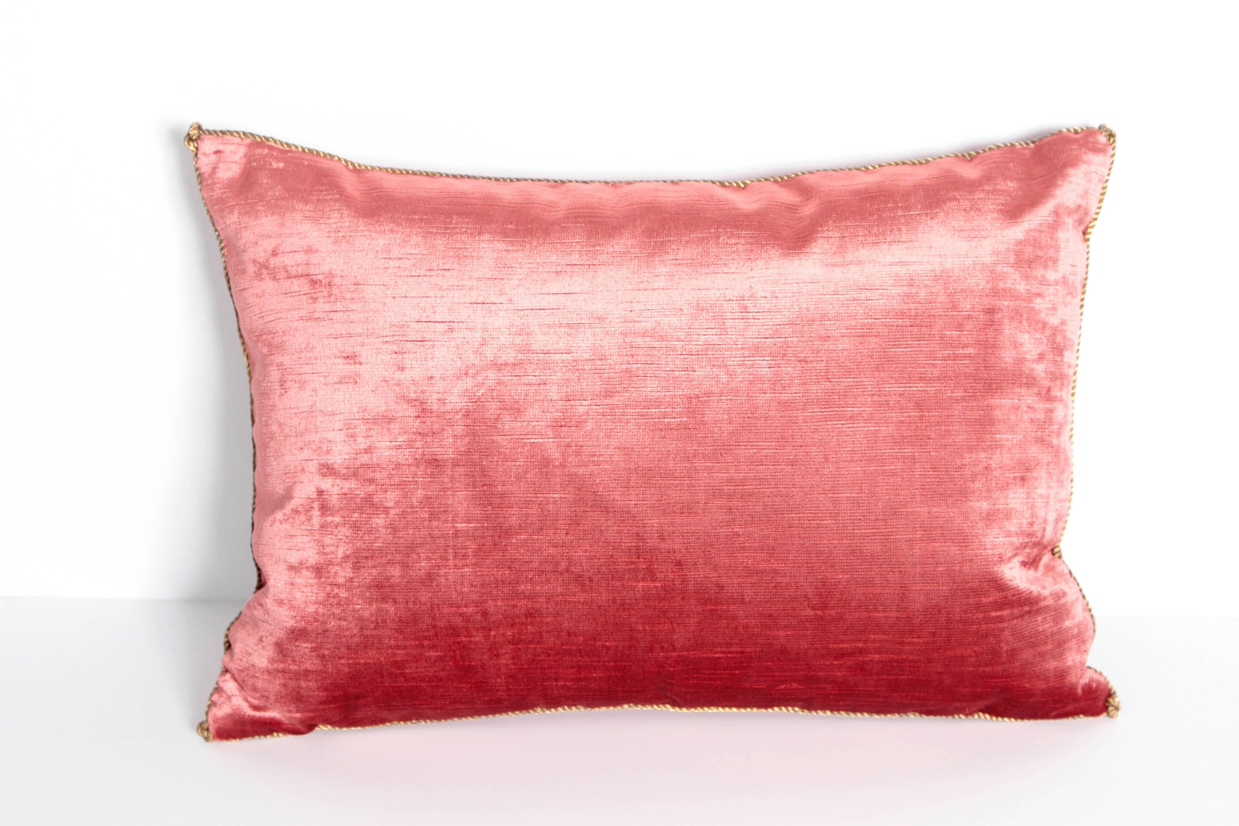 American Antique Textile Pillow by Rebecca Vizard of B. Viz Design