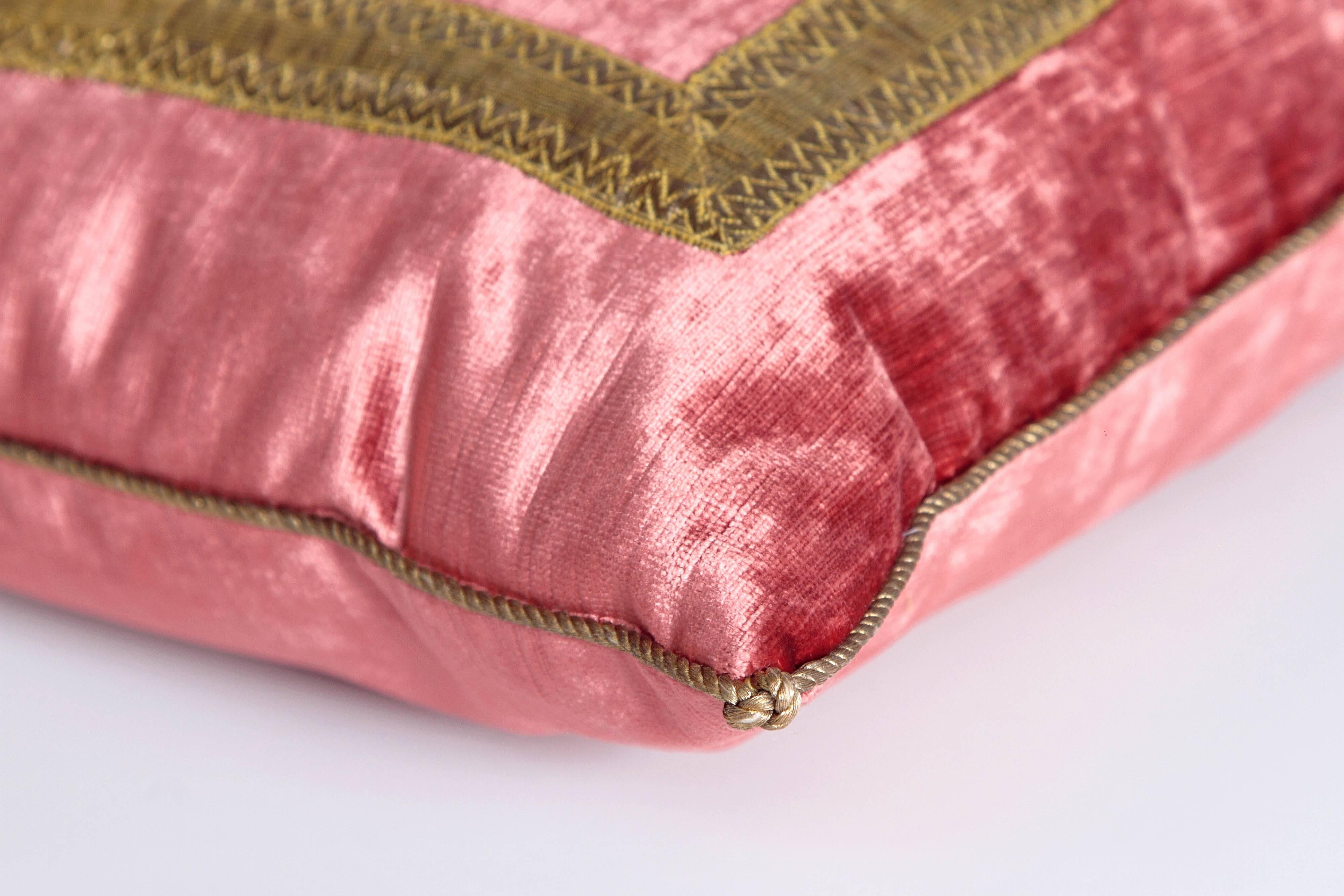 Antique Textile Pillow by Rebecca Vizard of B. Viz Design 2