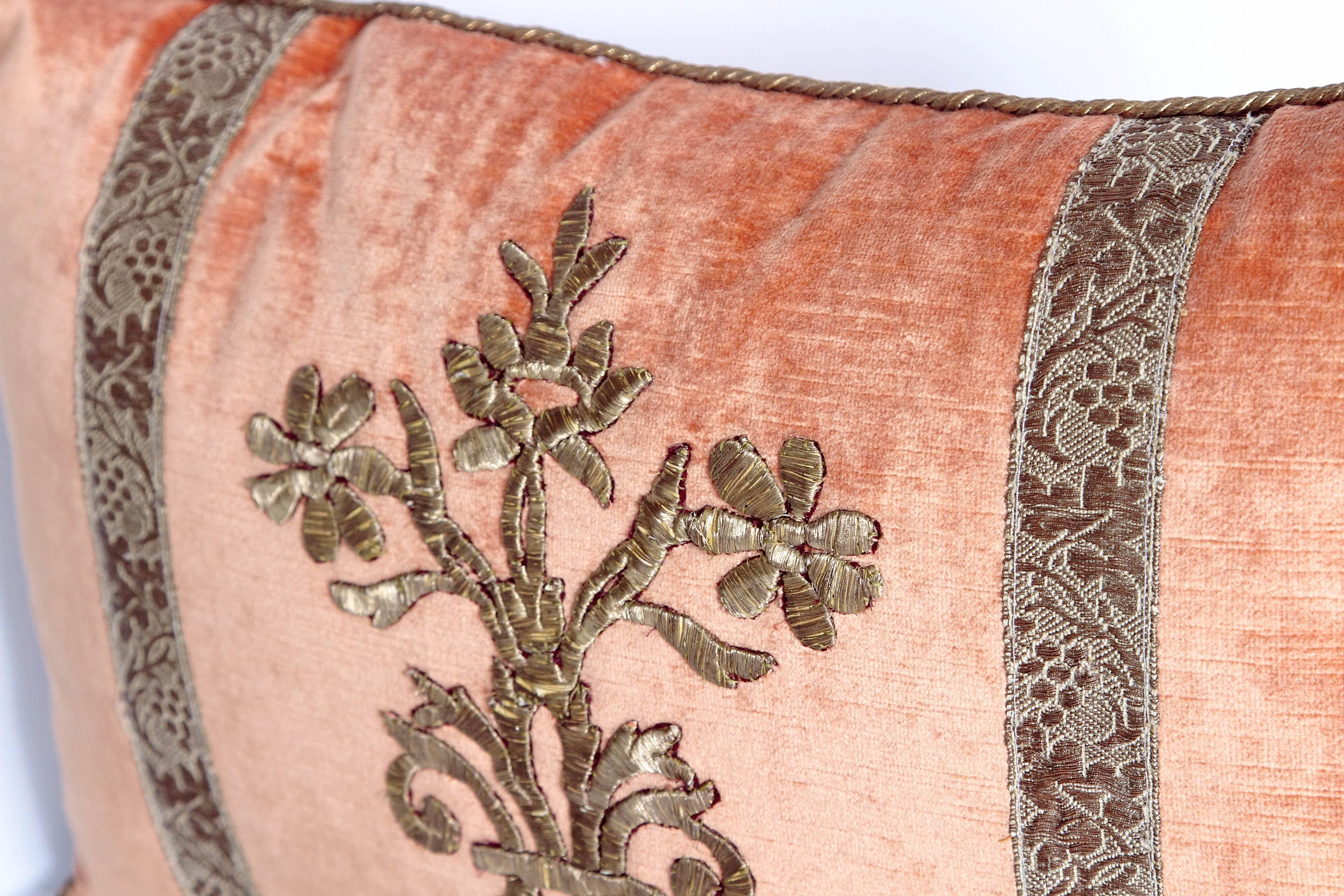American Antique Textile Pillow by Rebecca Vizard