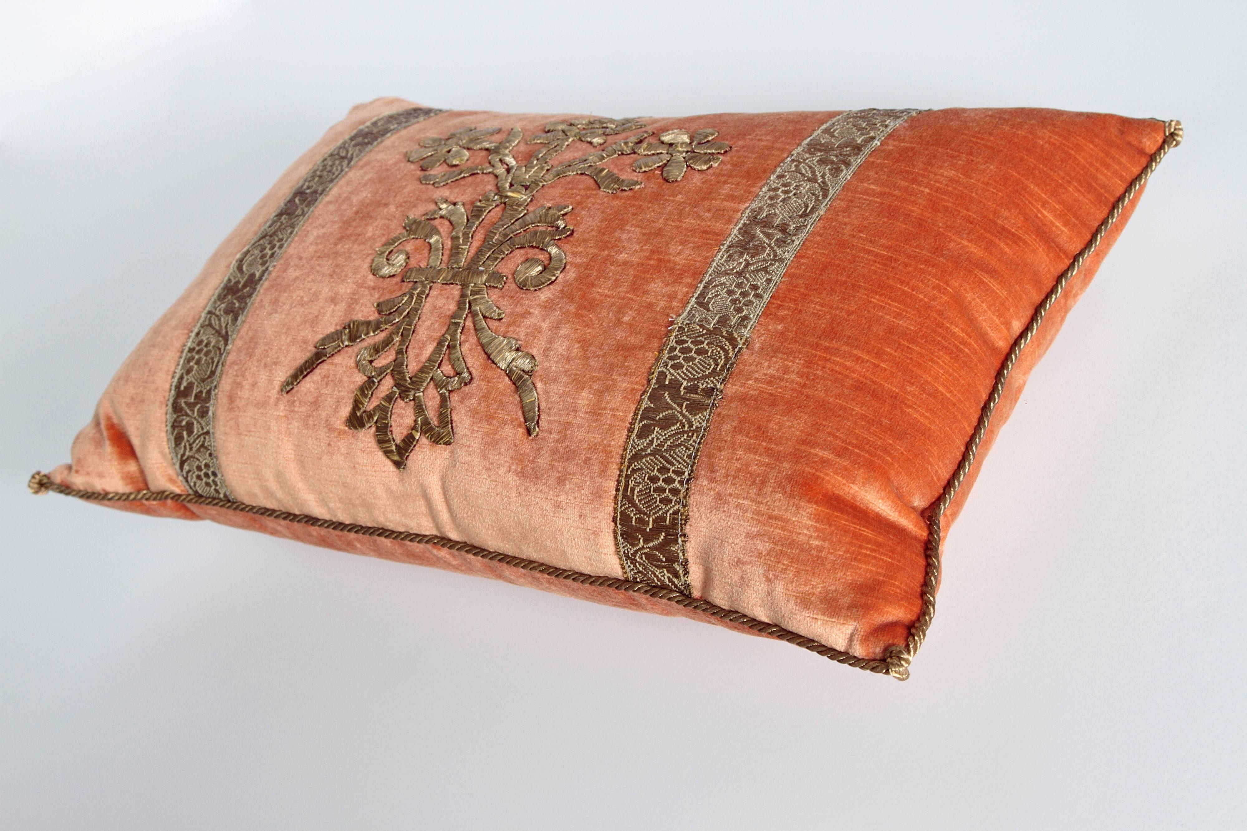 Antique Textile Pillow by Rebecca Vizard In Excellent Condition In Dallas, TX
