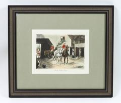 Vintage British Equestrian Etchings by George Wright