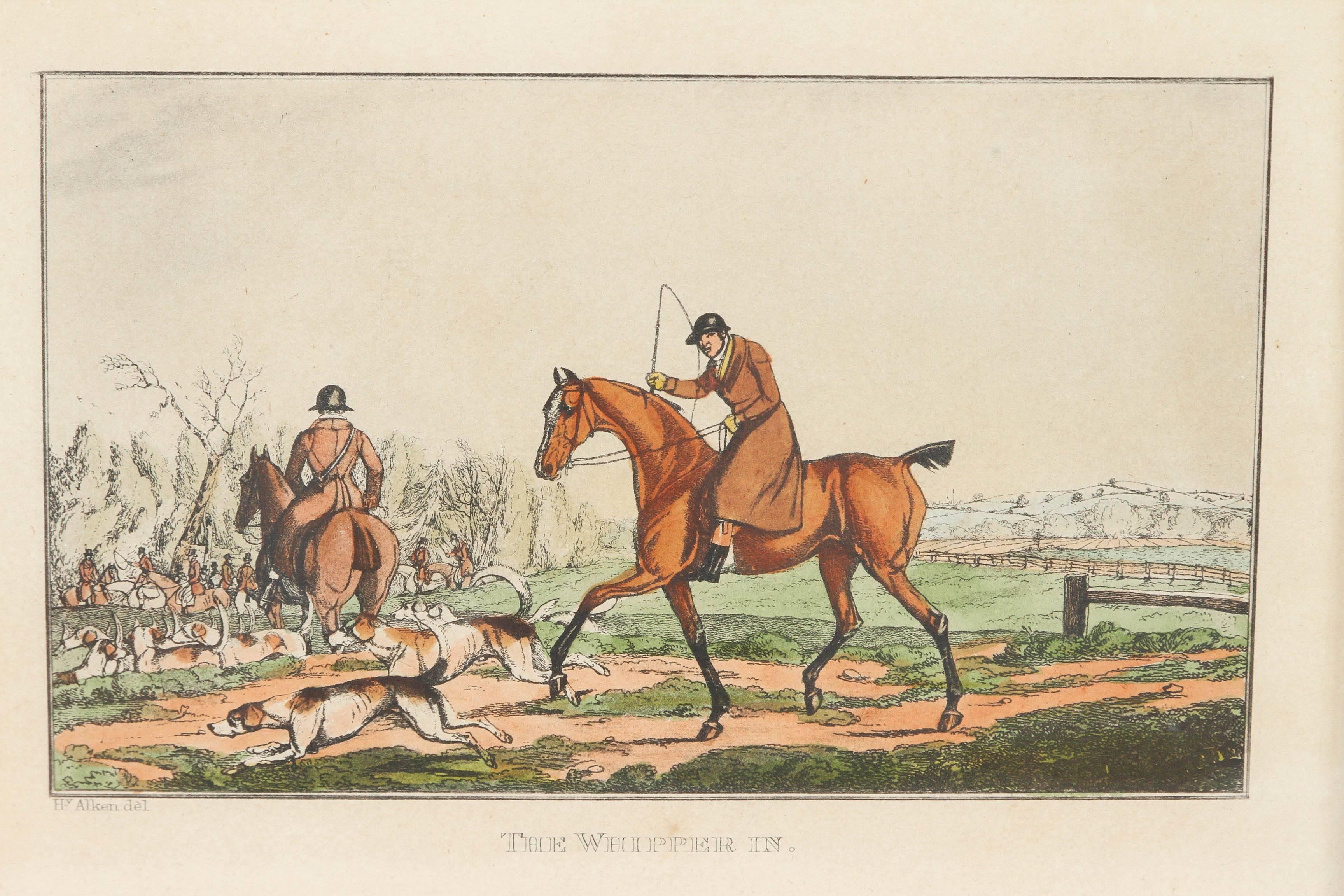 19th Century Copper Engravings of Equestrian Scenes by Henry Alken In Excellent Condition In Pasadena, CA