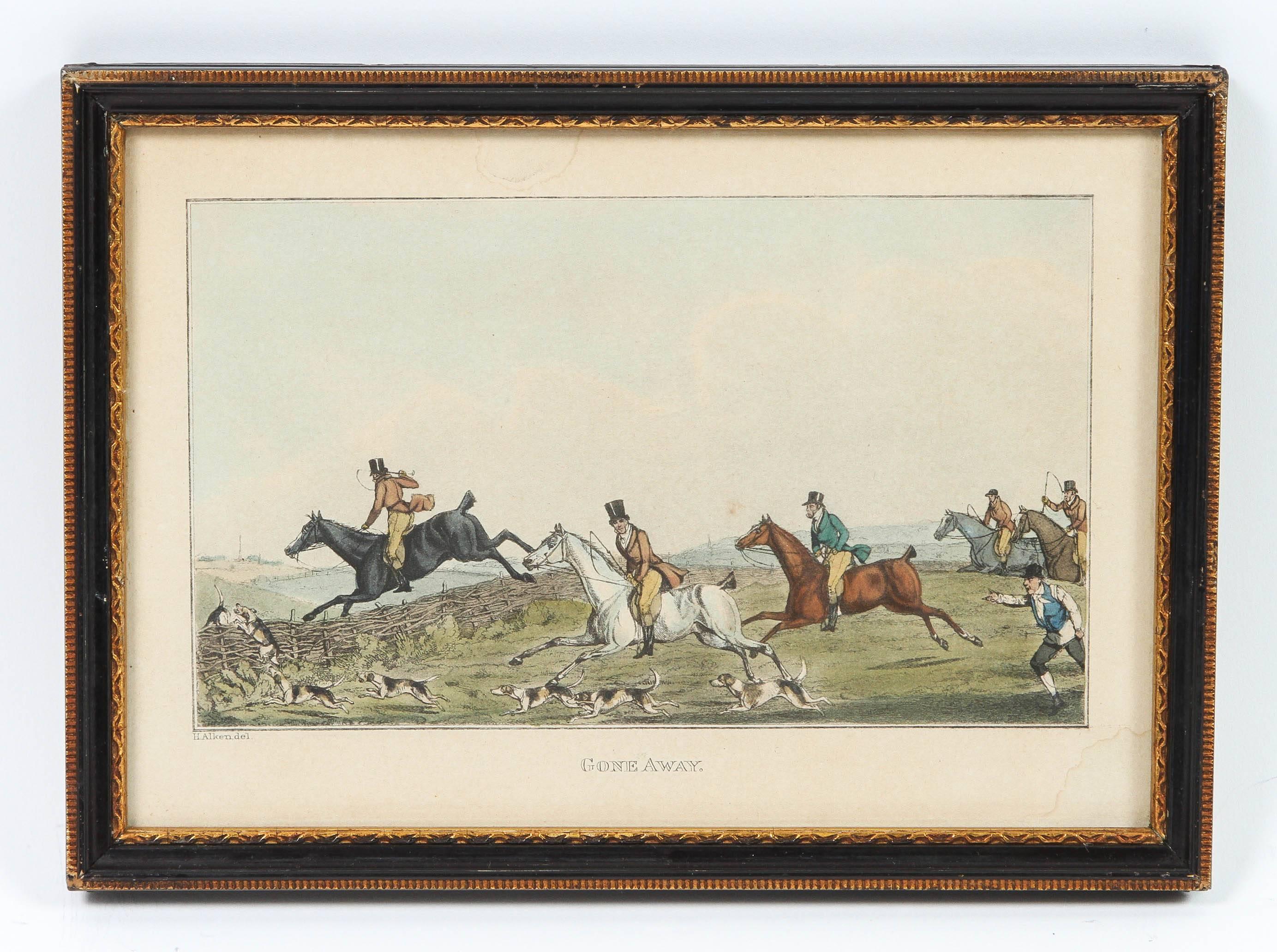19th Century Copper Engravings of Equestrian Scenes by Henry Alken 2