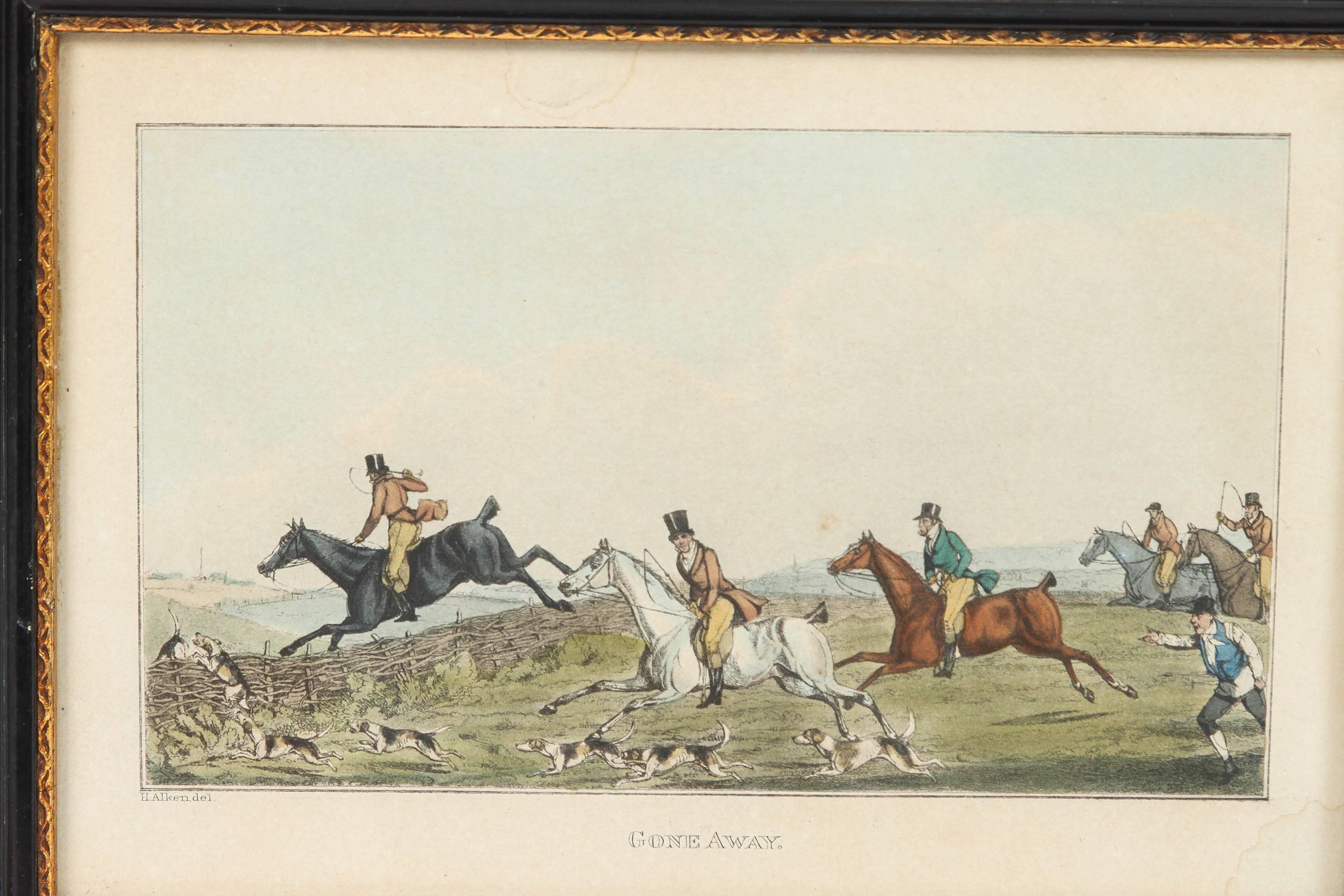 19th Century Copper Engravings of Equestrian Scenes by Henry Alken 3