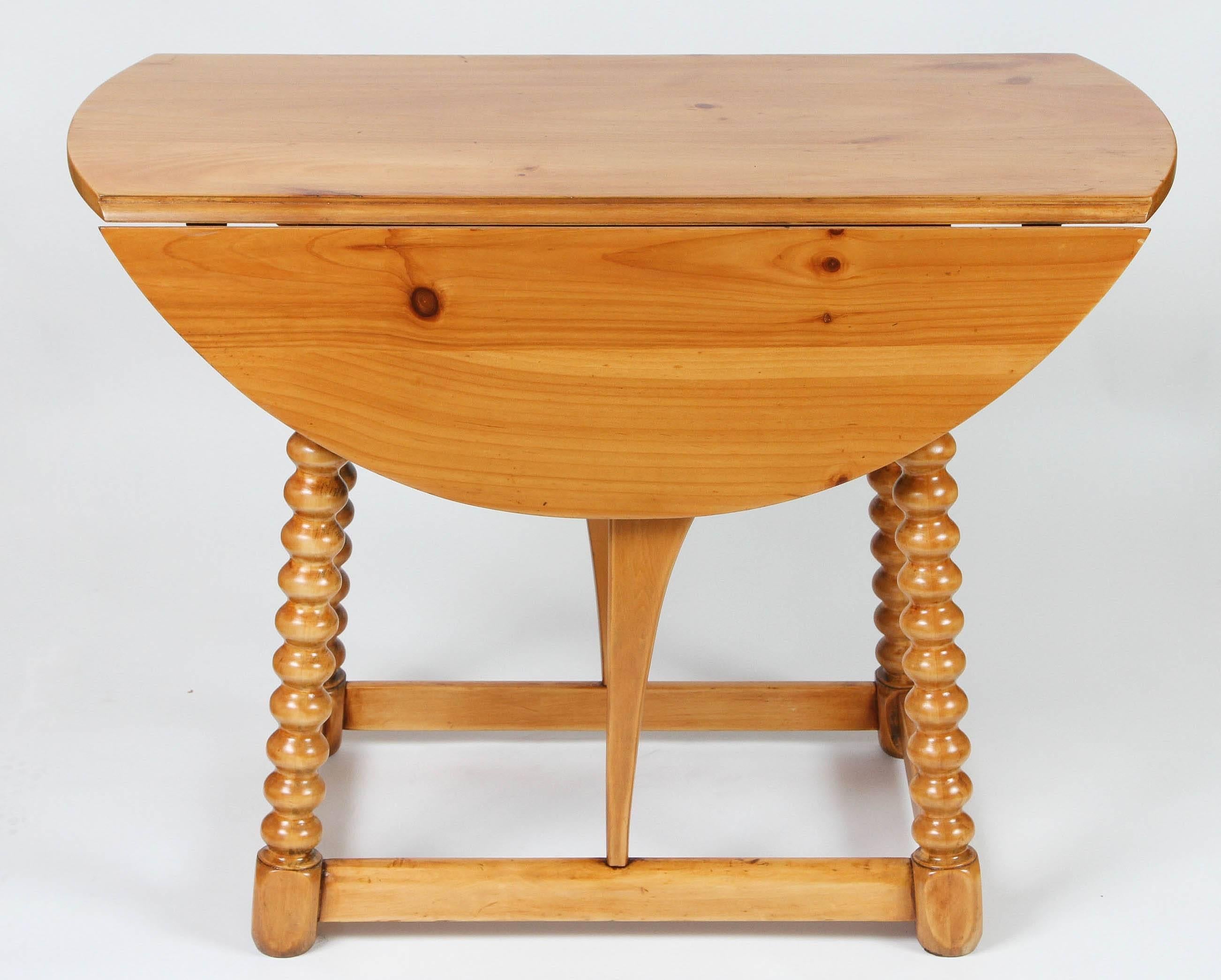 old pine drop leaf table